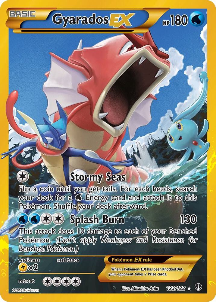 gyarados pokemon card full art EX 045/198 Raw Card Type / HP / Stage Full Art Gyarados GX looks