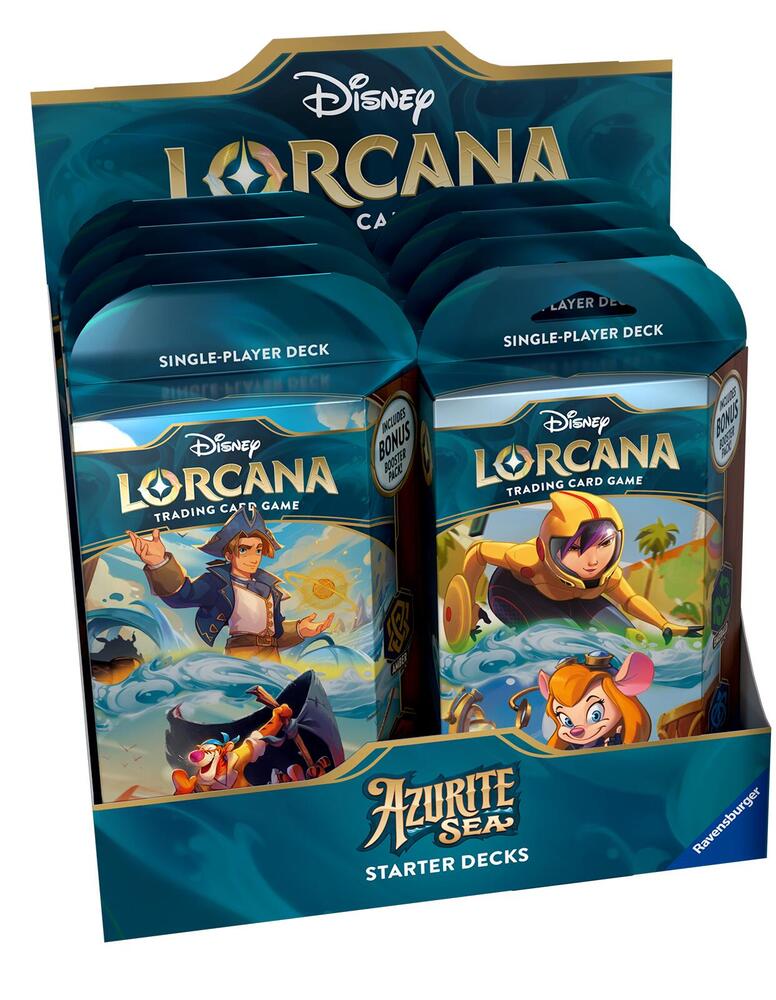 Disney Lorcana TCG: Azurite Sea Starter Display Disney Lorcana TCG: Azurite Sea Starter Display