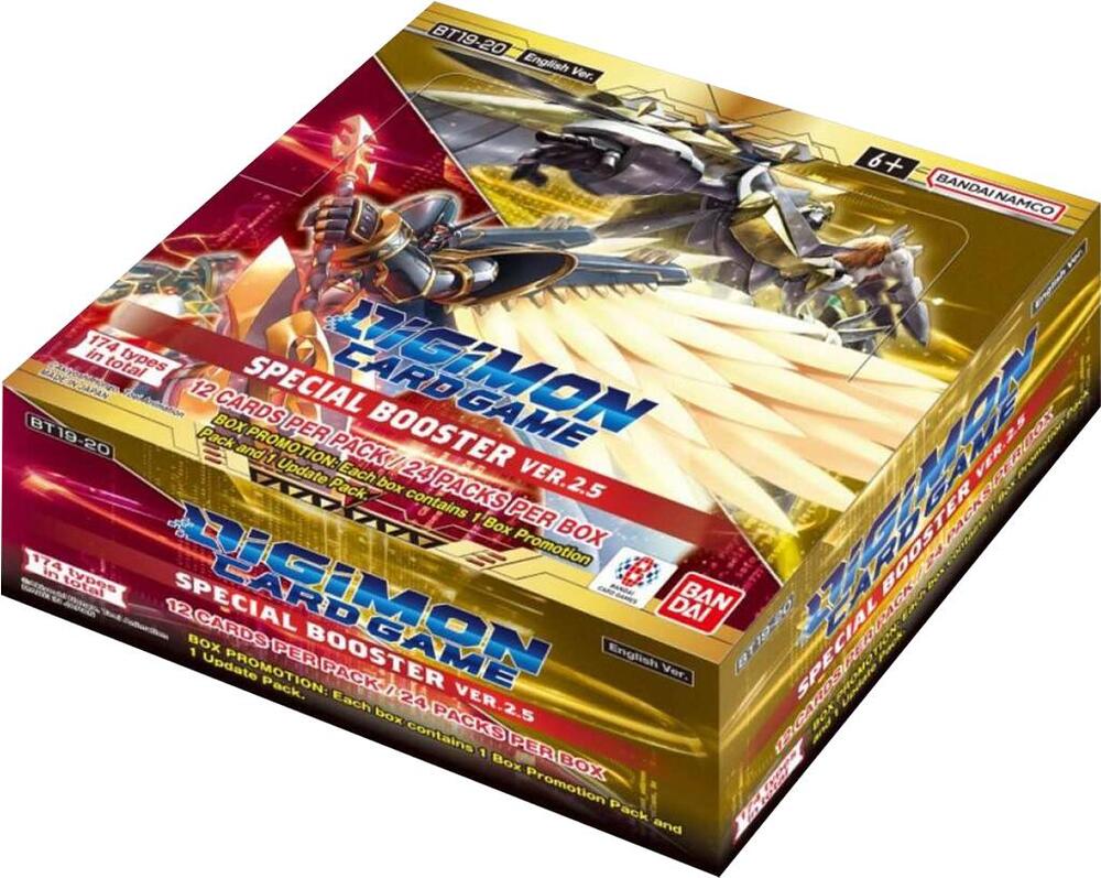 DIGIMON CARD GAME: SPECIAL BOOSTER VERSION 2.5 (BT19-20) ENGLISH DIGIMON CARD GAME: SPECIAL BOOSTER VERSION 2.5 (BT19-20) ENGLISH
