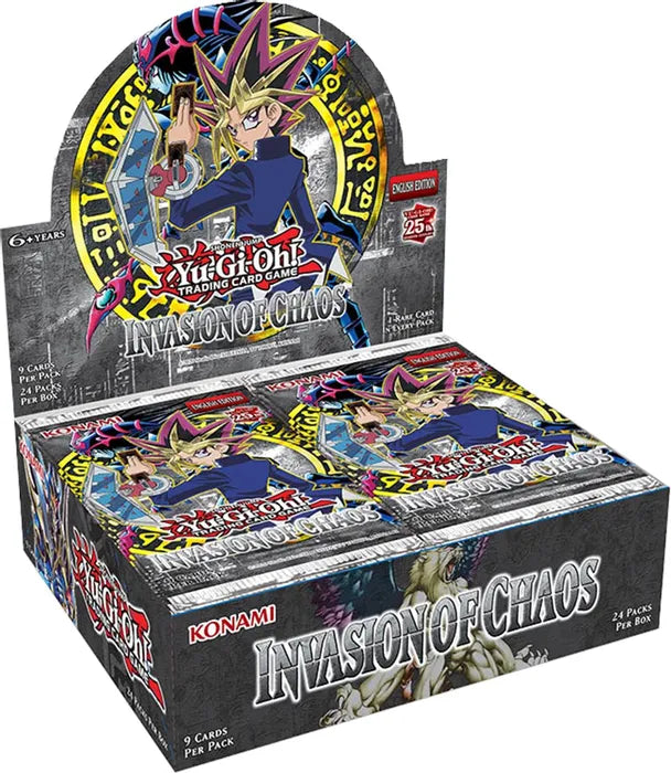 Yugioh Invasion of Chaos Booster Box 25th Anniversary Edition