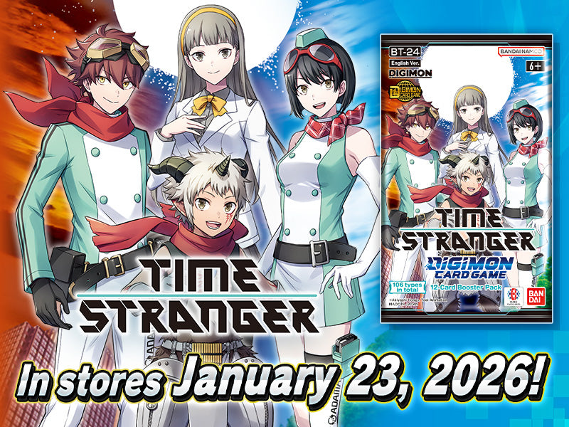 digimon time stranger card game DIGIMON CARD GAME: TIME STRANGER BOOSTER (BT24) (24CT) 01/23/2026