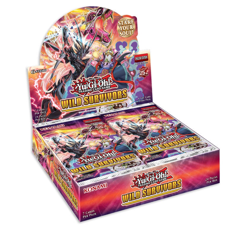 Yu-Gi-Oh! Wild Survivors! Booster 12 Boxes CASE