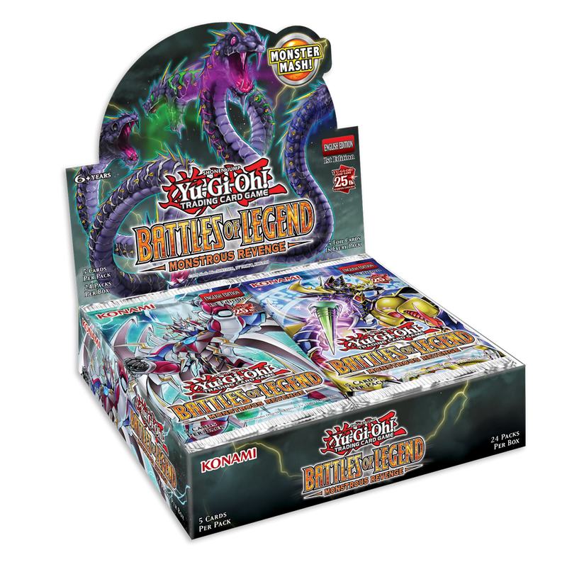 Yu-Gi-Oh! Battles of Legend: Monstrous Revenge Booster Box 12 Boxes Case Brand New