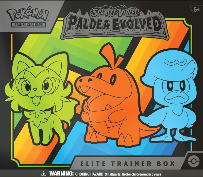 Pokemon TCG Scarlet and Violet 2 Paldea Evolved Elite Trainer Box PREORDER 6/9/2023
