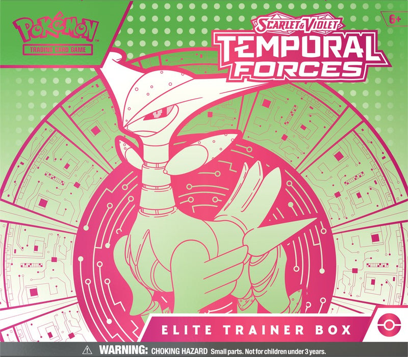 Pokemon Scarlet and Violet 5 Temporal Forces Elite Trainer Box IN STOCK