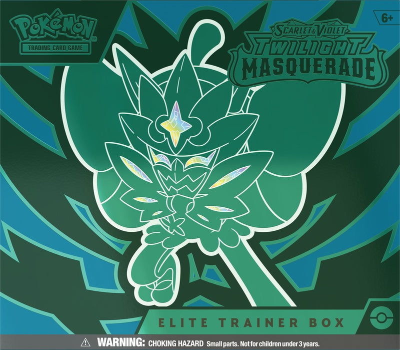 Pokemon Scarlet & Violet 6 Twilight Masquerade Elite Trainer Box PREORDER 5/24/2024