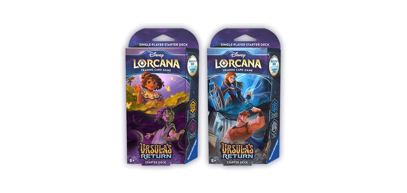 Lorcana TCG Disney Card Game Ursula's Return Starter Deck Set of 2 PREORDER 5/17/2024