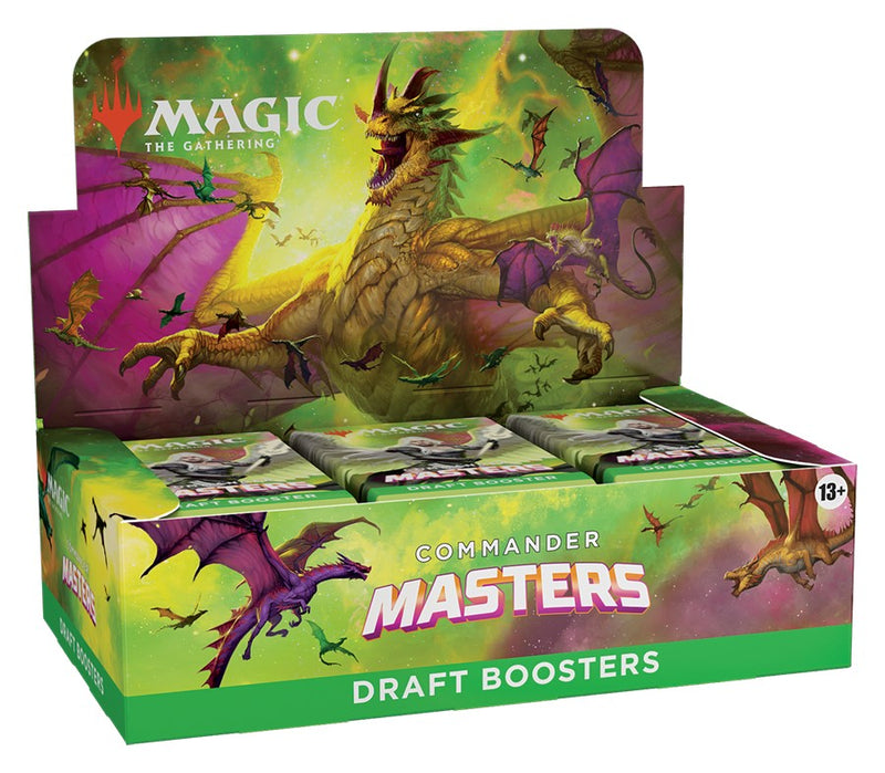 Magic: The Gathering MTG Commander Masters Draft Booster 8/4/2023