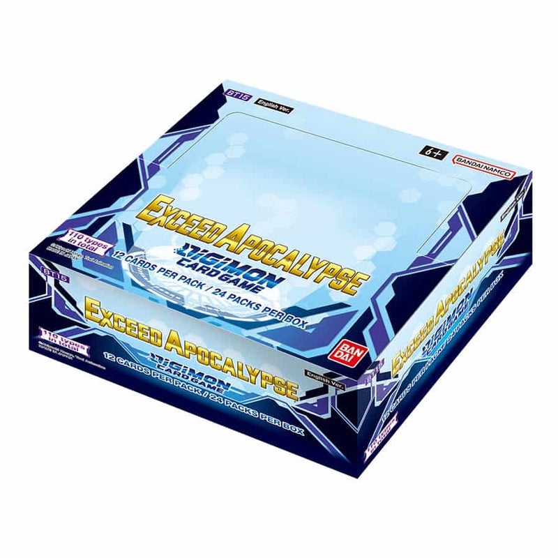 Digimon Card Game: Exceed Apocalypse BT15 Booster CASE 12 Boxes PREORDER 2/16/2024