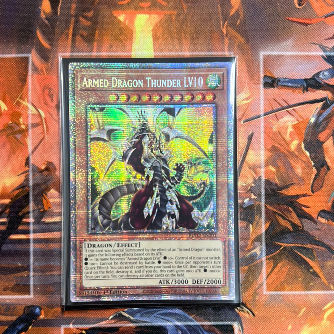 Armed Dragon Thunder LV10 Starlight Rare Blazing Vortex BLVO EN0 armed-dragon-thunder-lv10-starlight-rare-blazing-vortex-blvo-en0