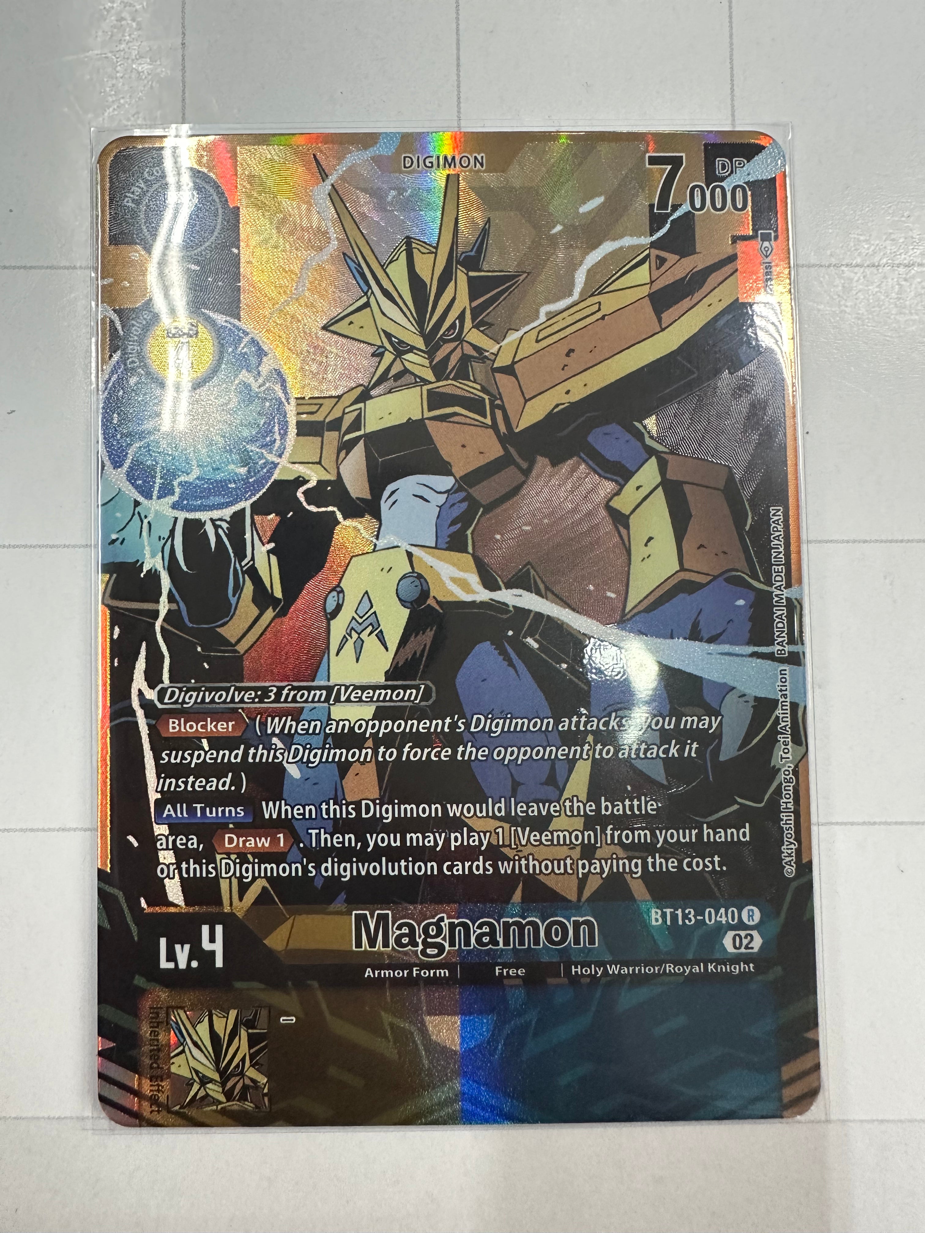 Magnamon (Alternate Art) - Versus Royal Knight Booster BT13-040 Magnamon (Alternate Art) - Versus Royal Knight Booster BT13-040