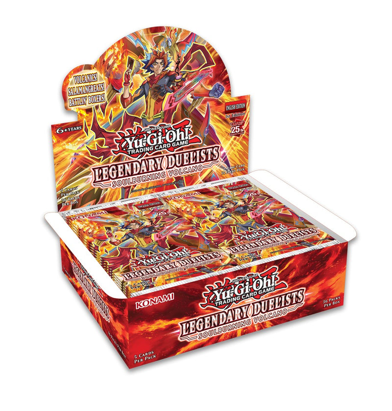 Yu-Gi-Oh! Legendary Duelists: Soulburning Volcano Booster Box PREORDER 8/11/2023
