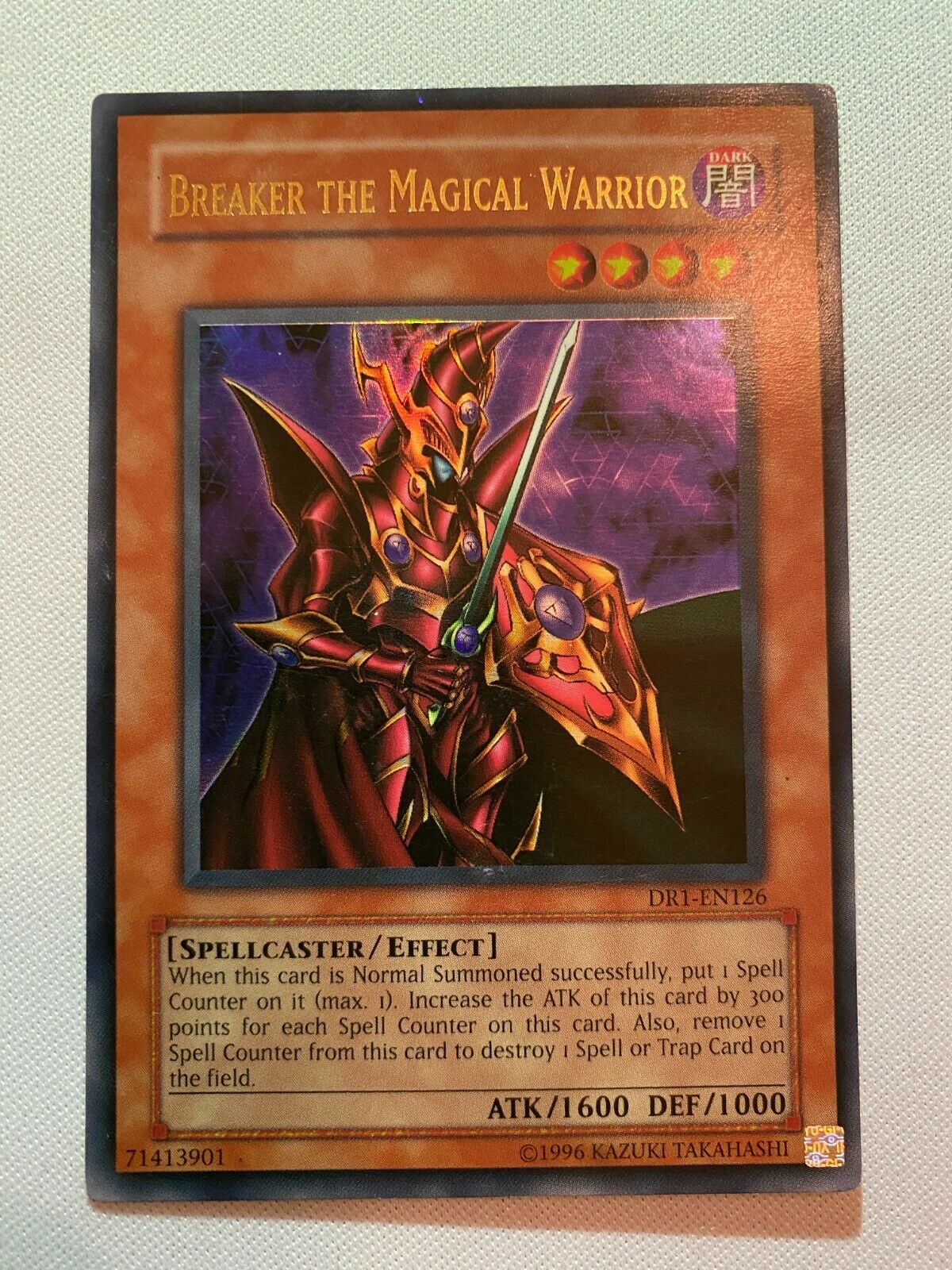 Yugioh Breaker the Magical Warrior DR1-EN126 Unlimited Ultra Rare Near
