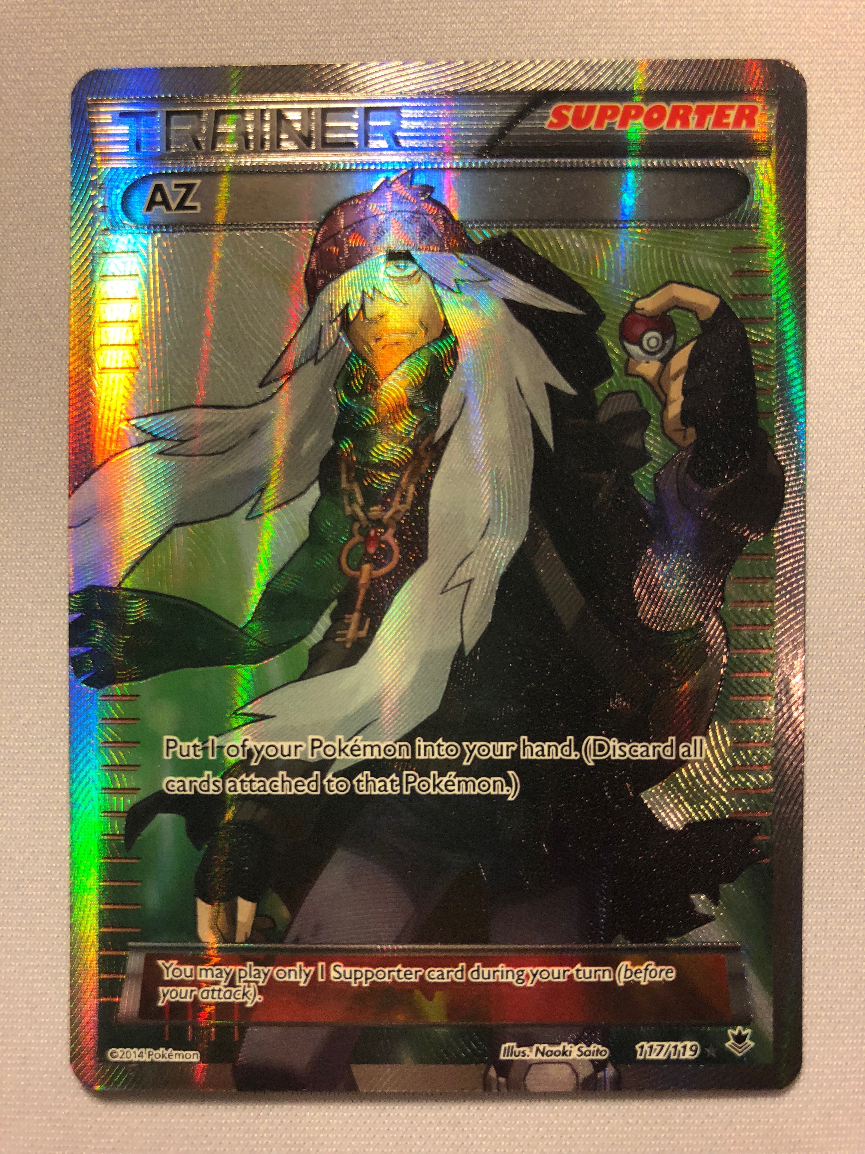 AZ 117/119 Full Art Trainer Ultra Rare XY Phantom Forces Pokemon Card