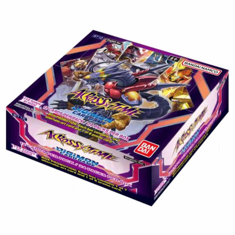 Digimon TCG ACROSS TIME 12 BOOSTER BOXES Case [BT12]
