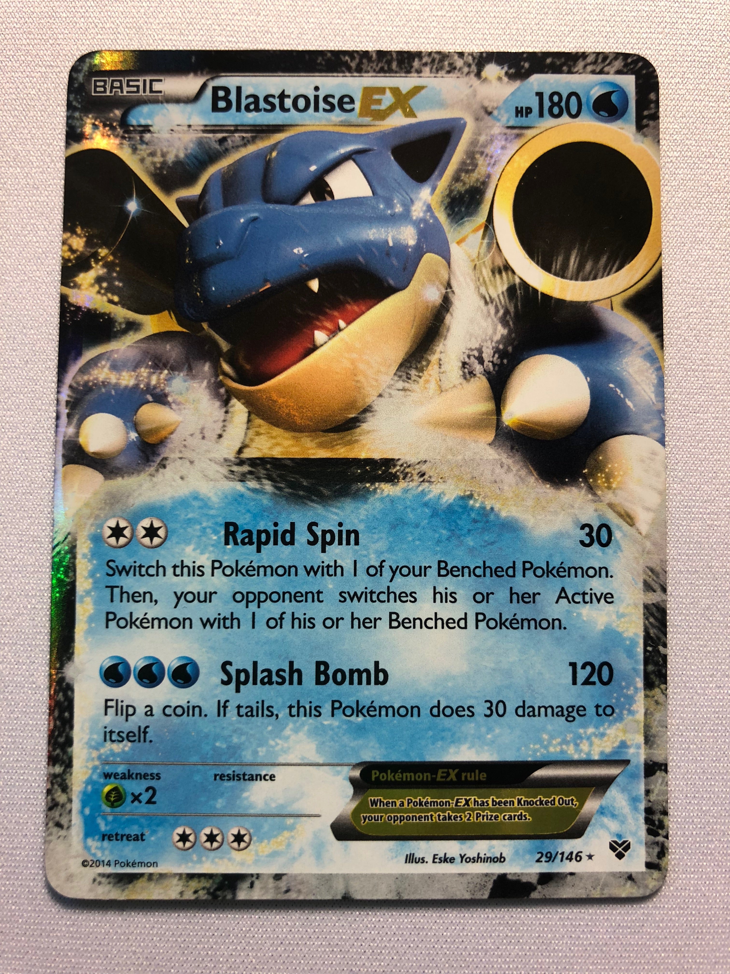 Blastoise EX 29/146 Holo Rare XY Base Set Pokemon Card Near Mint Blastoise EX 29/146 Holo Rare XY Base Set Pokemon Card Near Mint