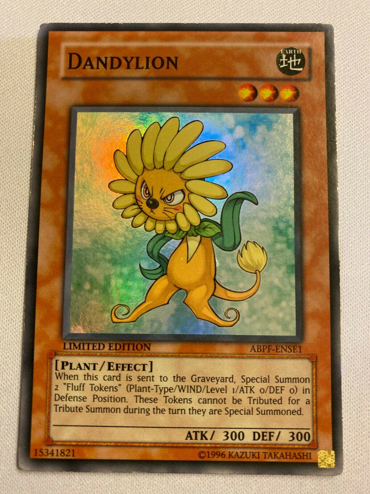limited edition yugioh card prices Yugioh Dandylion ABPF-ENSE1 Limited Edition Super Rare Near Mint