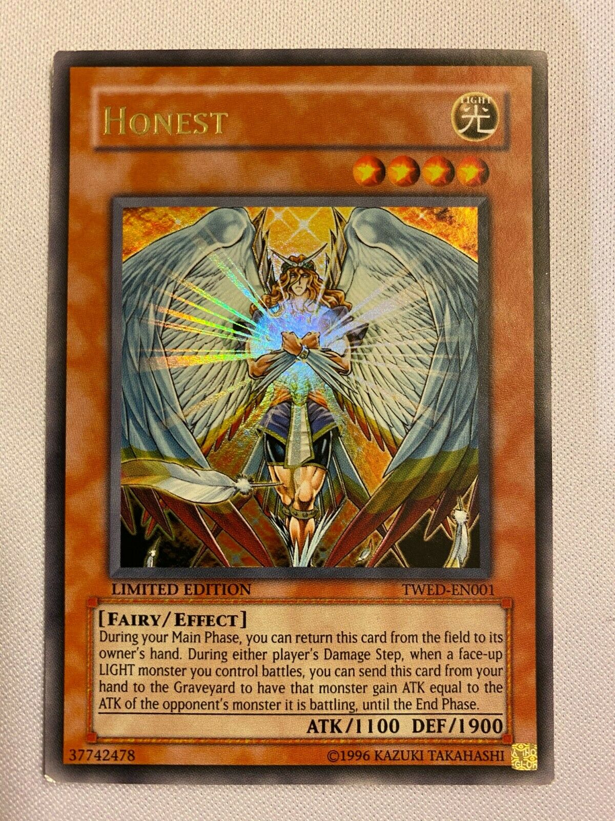 honest yugioh card Amazon.com: YU-GI-OH! - Honest (SDLI-EN016) - Structure Deck: Realm of Light - 1st Edition