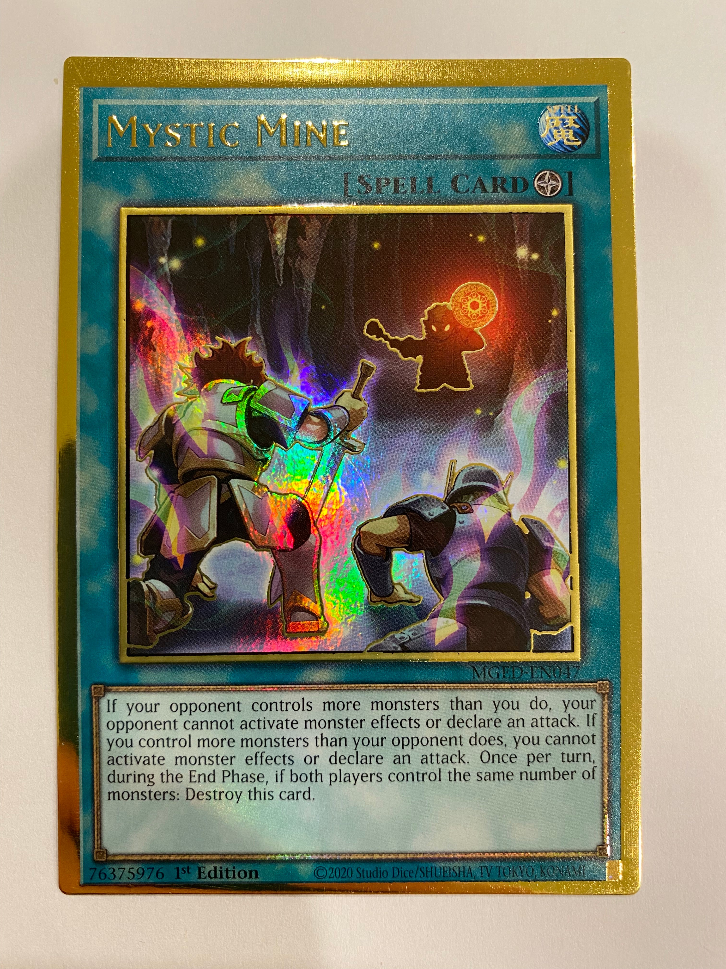 mystic mine yugioh card Yugioh Mystic Mine MP20-EN080 holo near mint spell card 1st edition for Sale in Miami, FL