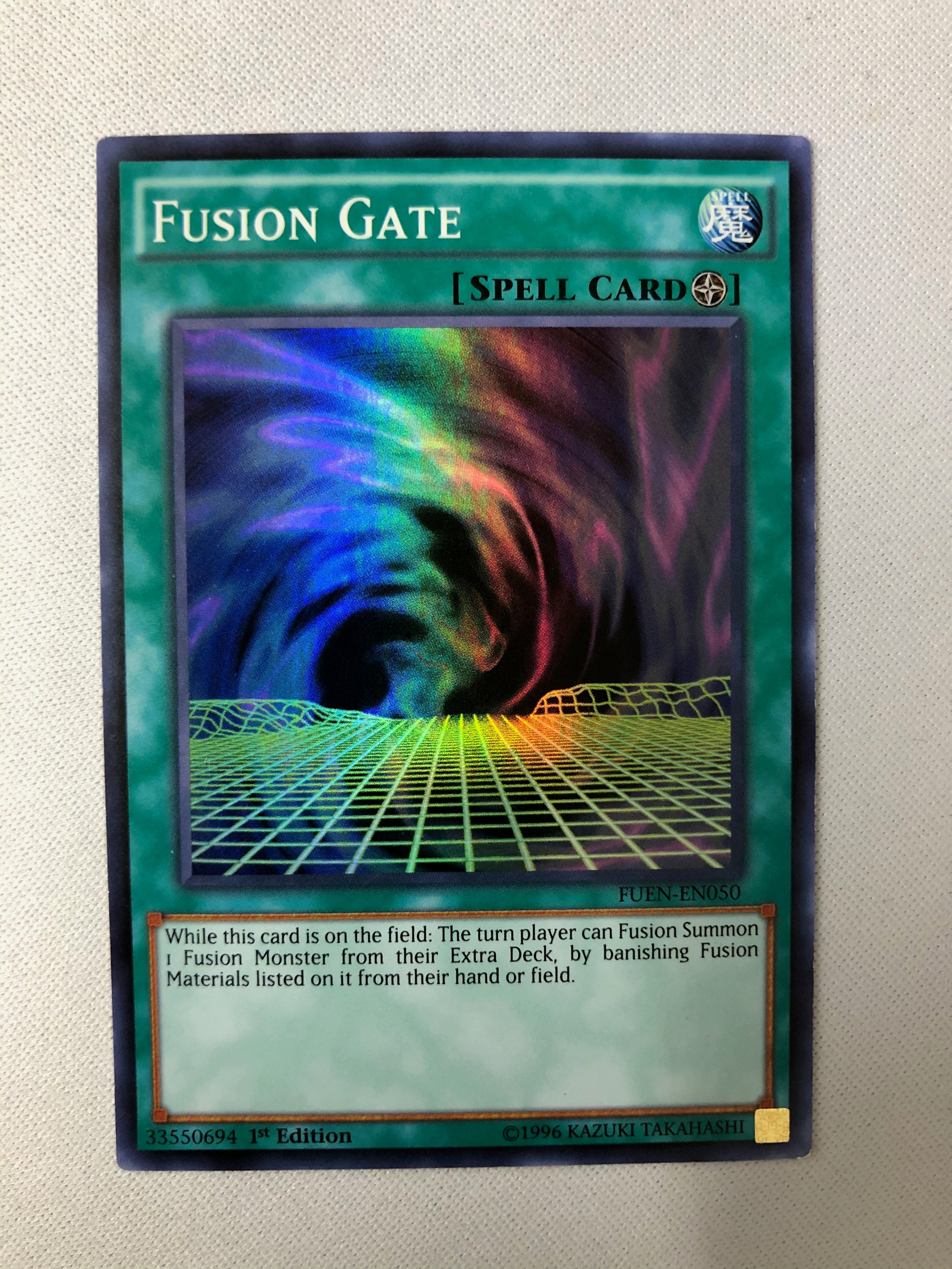 yugioh card fusion gate Yugioh Fusion Gate FUEN-EN050 Super Rare 1st Edition Near Mint