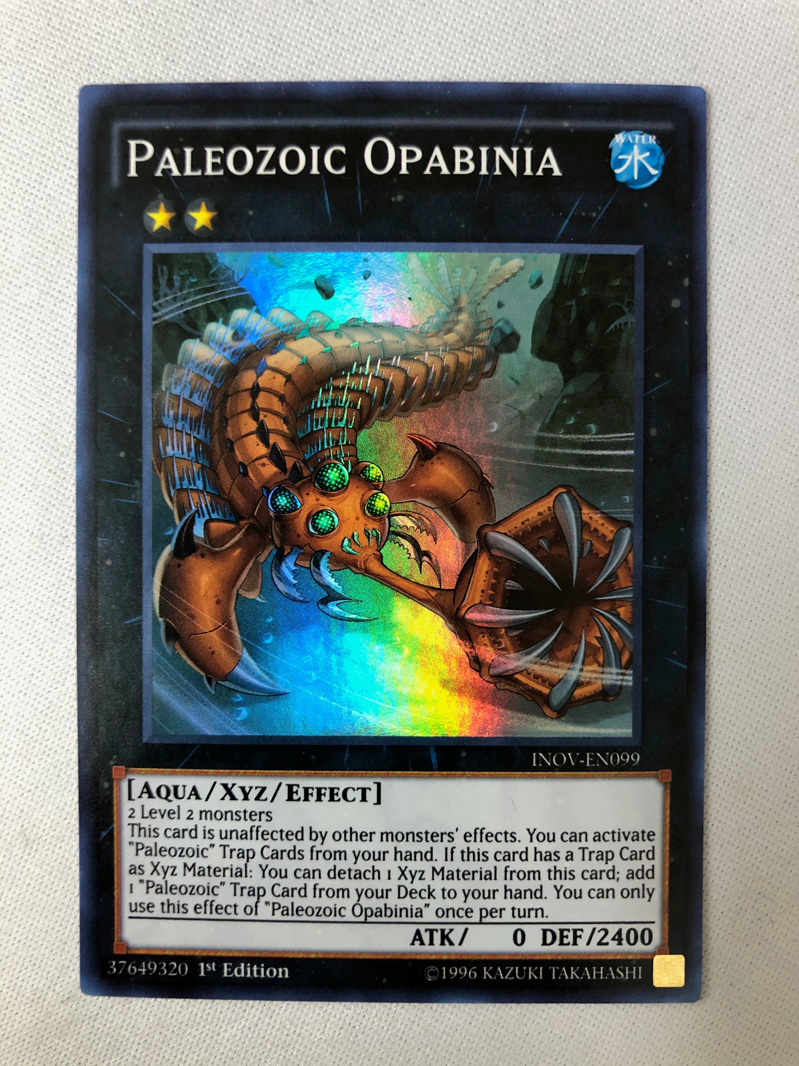 paleozoic deck yugioh Yugioh Paleozoic Opabinia INOV-EN099 Super Rare 1st Edition NM