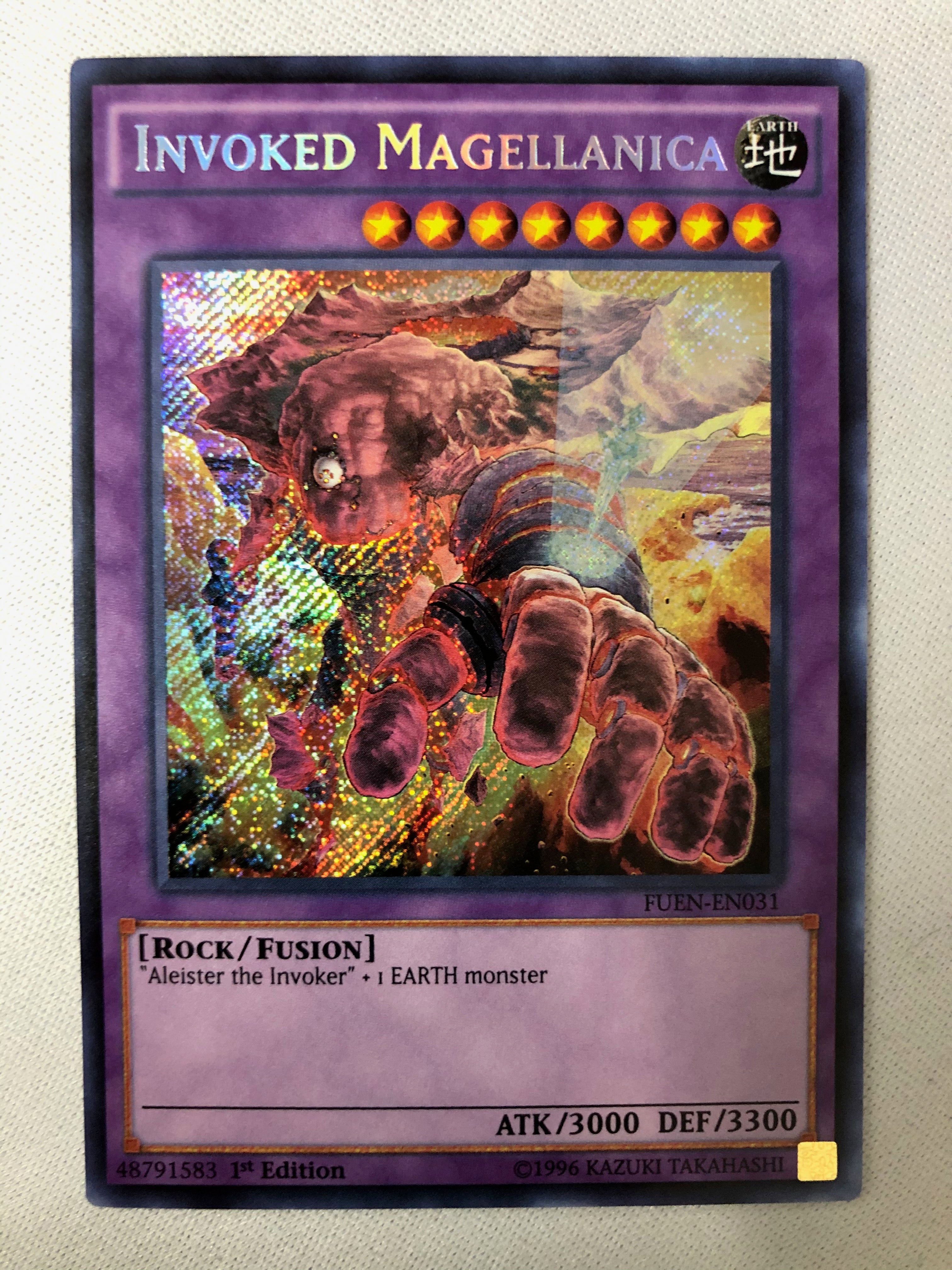 Yugioh Invoked Magellanica FUEN-EN031 Secret Rare 1st Edition NM Yugioh Invoked Magellanica FUEN-EN031 Secret Rare 1st Edition NM