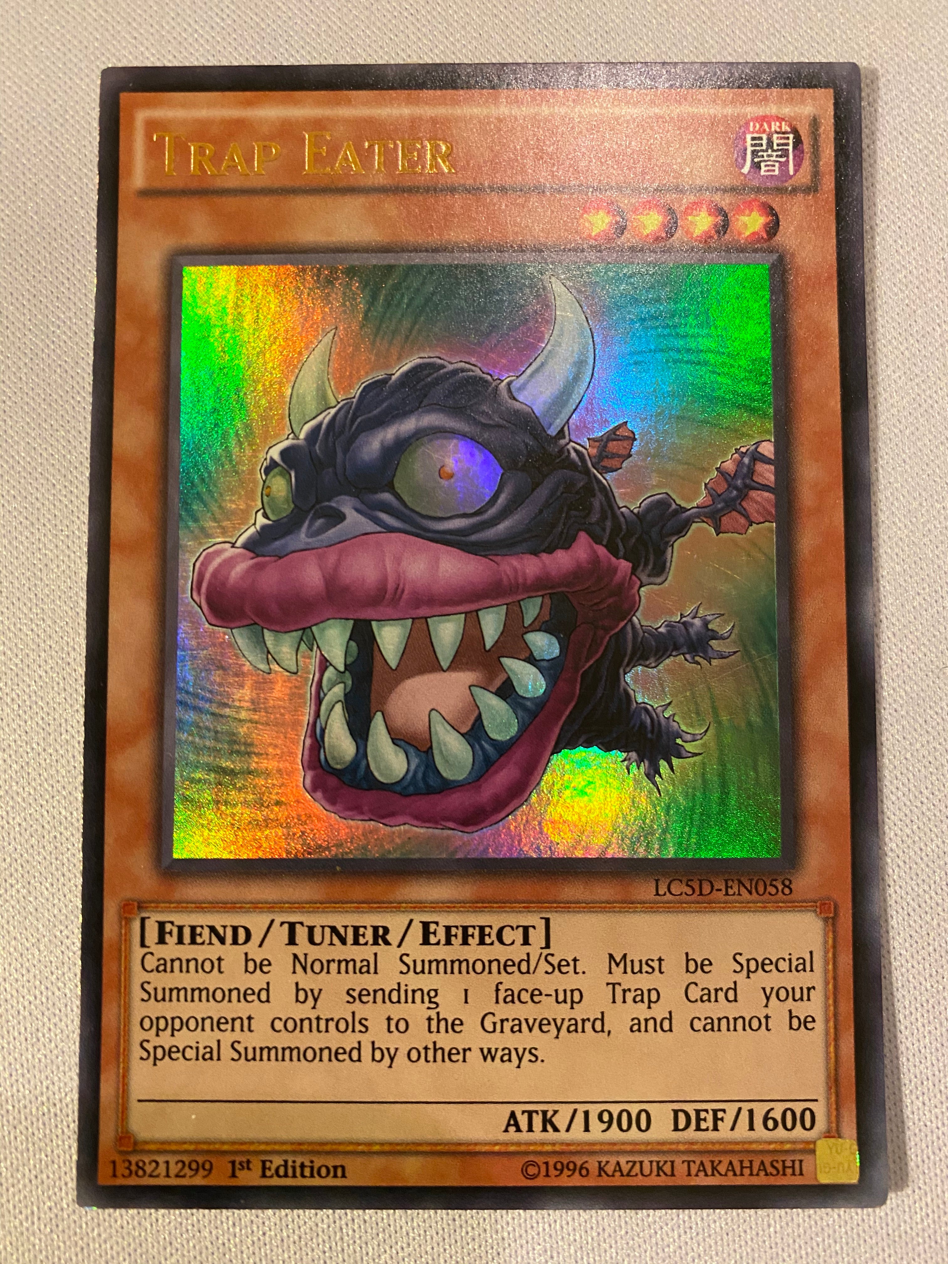 card eater yugioh Yugioh Trap Eater LC5D-EN058 Ultra Rare 1st Edition Near Mint