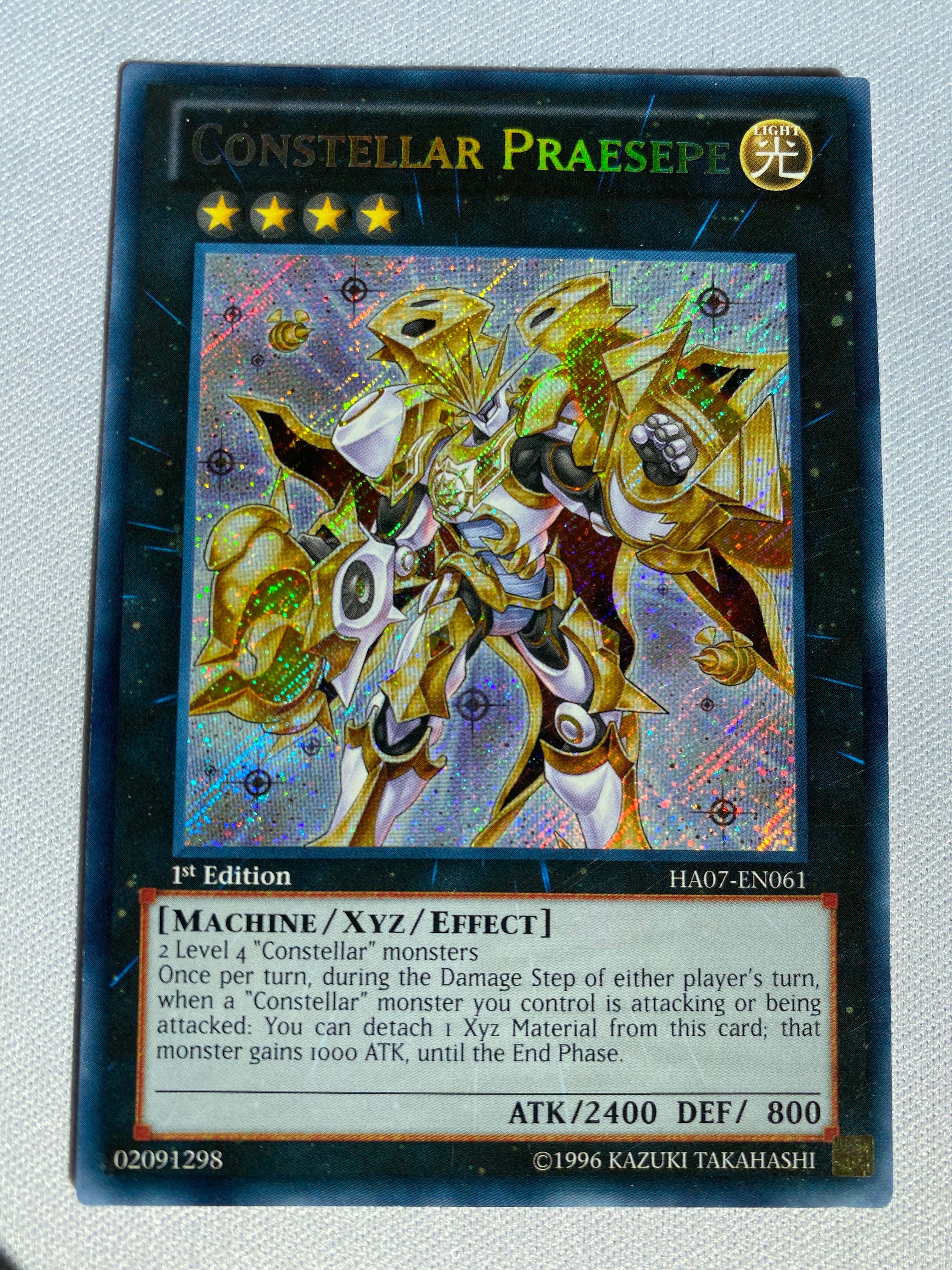 Yugioh Constellar Praesepe HA07-EN061 1st Edition Secret Rare Near Min Yugioh Constellar Praesepe HA07-EN061 1st Edition Secret Rare Near Min