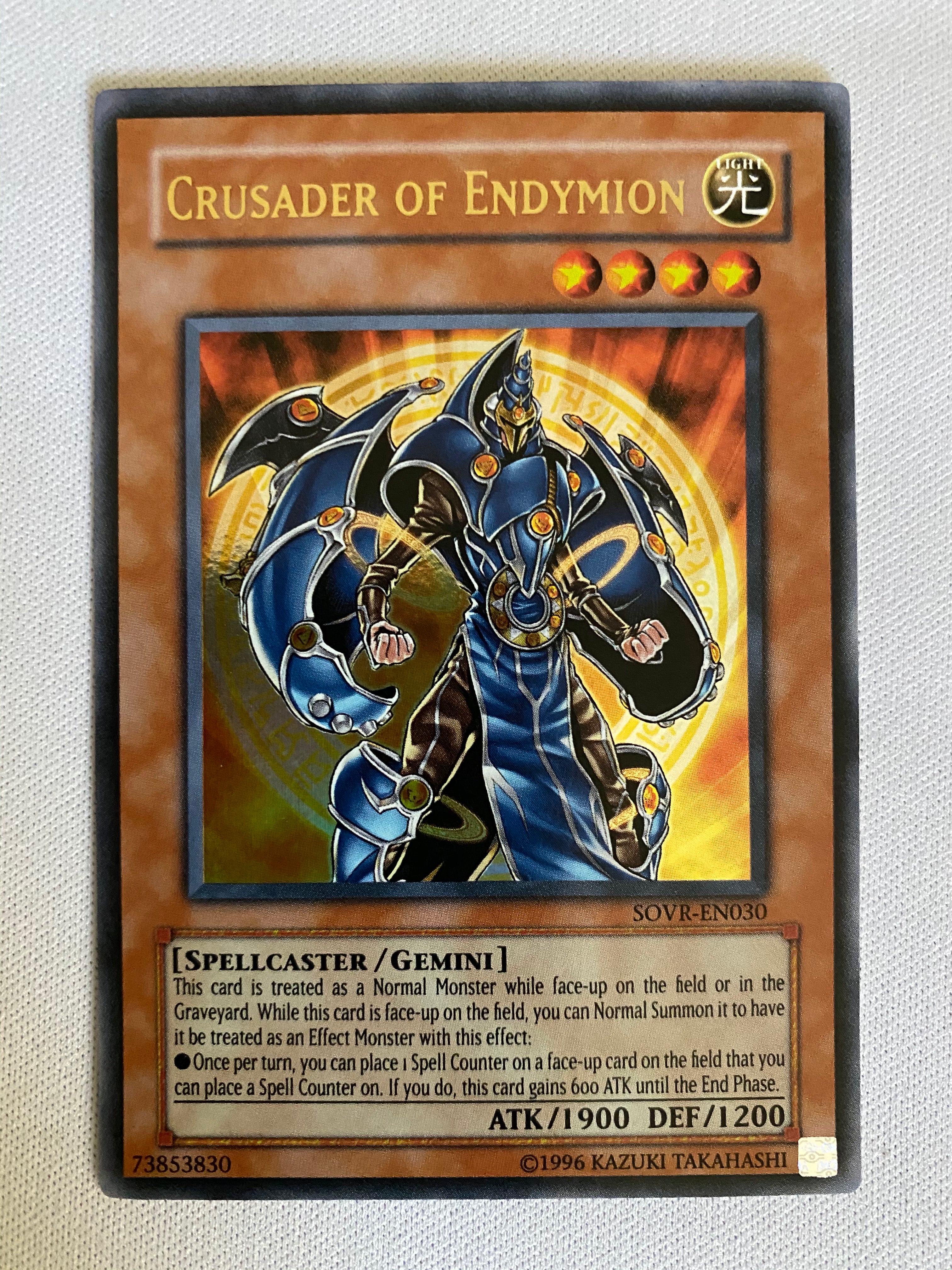 yugioh endymion cards Yu-Gi-Oh! - Crusader of Endymion (SOVR-EN030) - Stardust Overdrive - 1st Edition