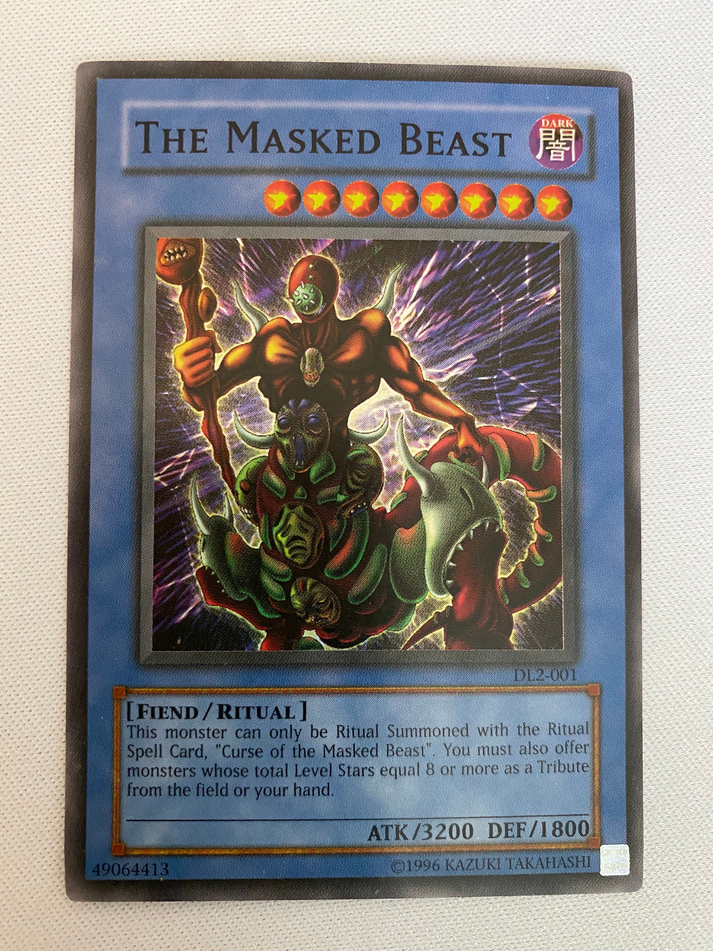 curse of the masked beast yugioh card DL2-001 Super Rare Limited Edition Near Mint English:Ultra Prism From the Labyrinth of Limited SALE MTG Lord of the