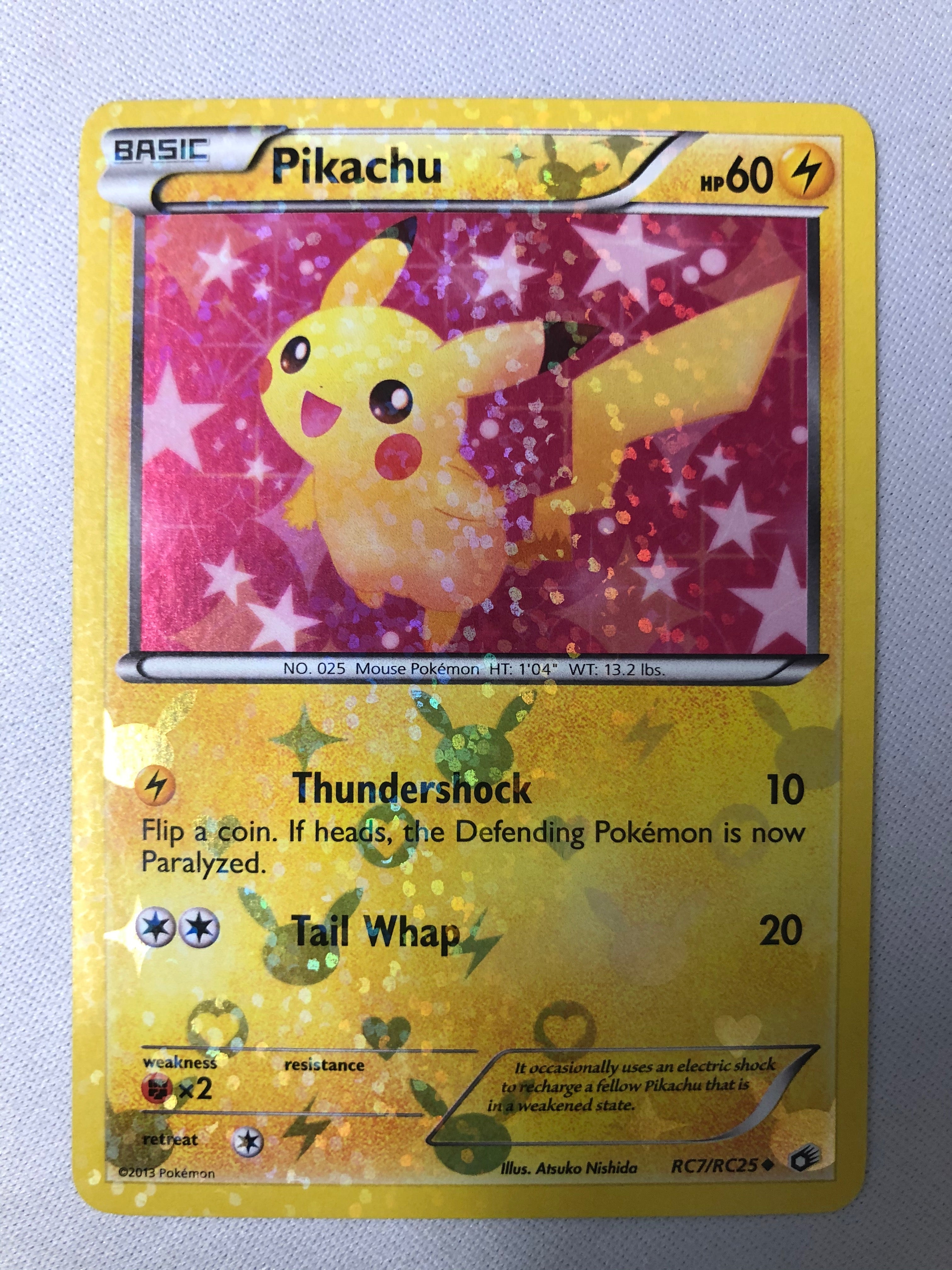 Pikachu RC7/RC25 Legendary Treasures Uncommon Reverse Holo Pokemon Car Pikachu RC7/RC25 Legendary Treasures Uncommon Reverse Holo Pokemon Car