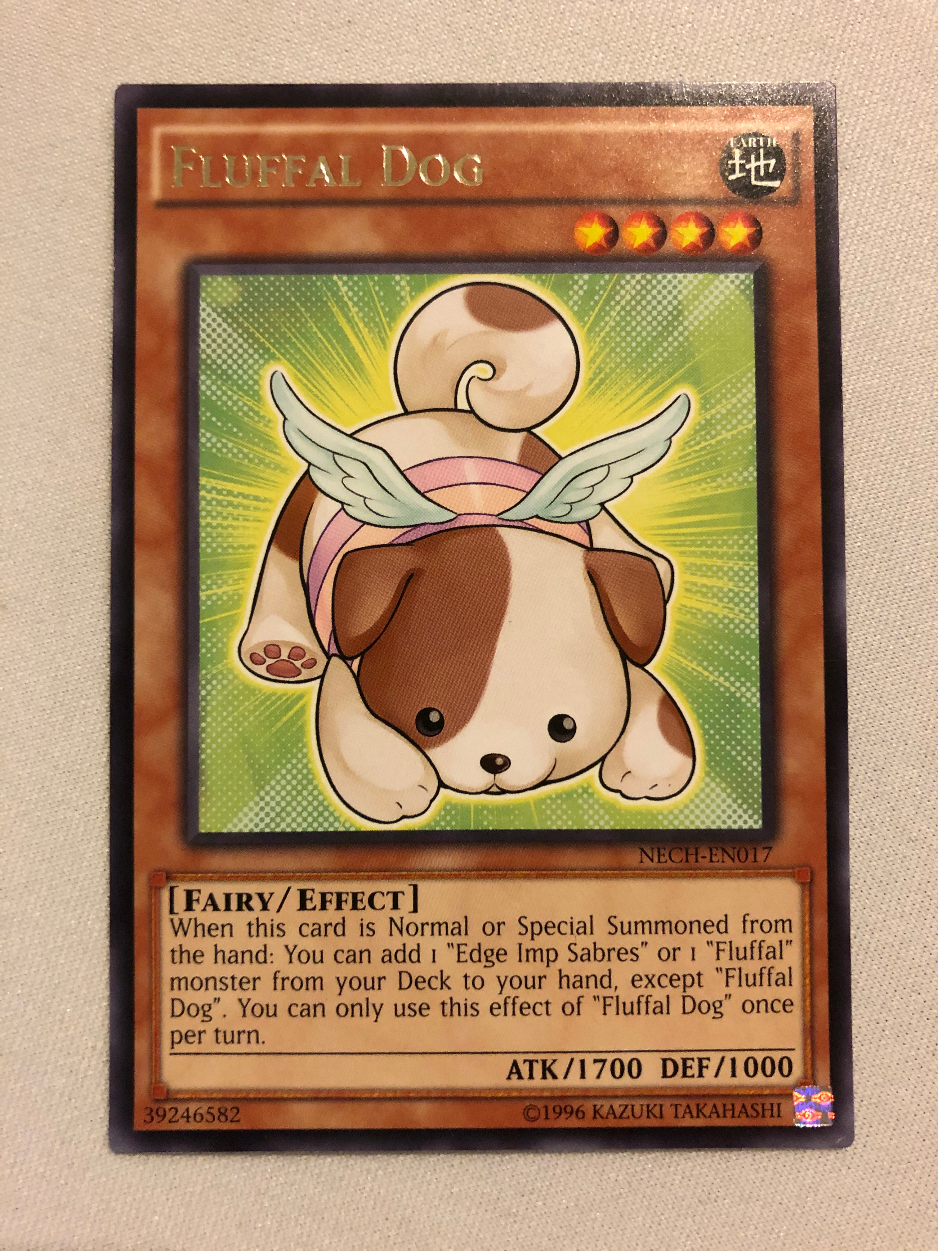Yugioh Fluffal Dog NECH-EN017 Rare Near Mint