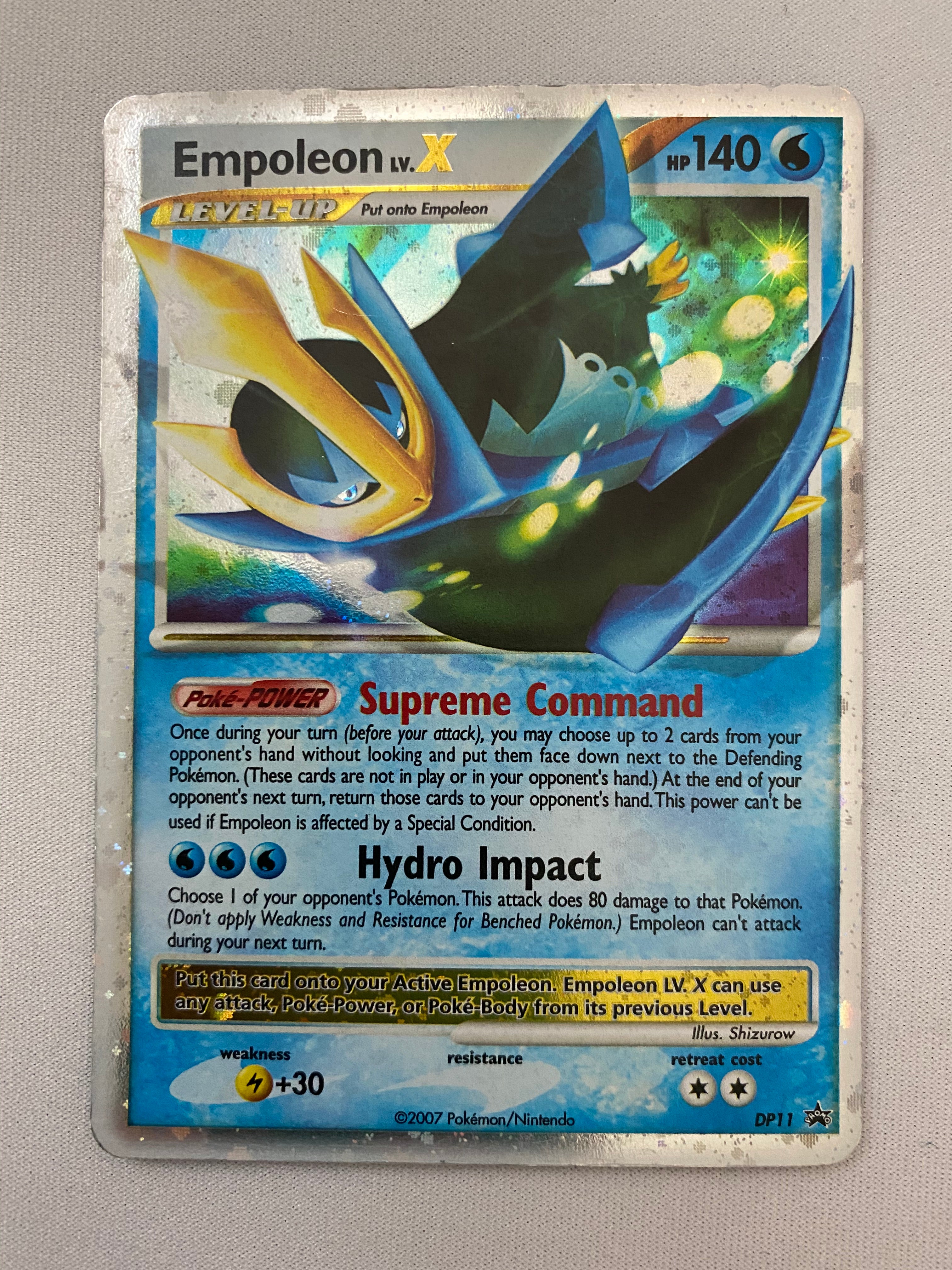 Empoleon LV.X DP11 Ultra Rare Pokemon Card Near Mint