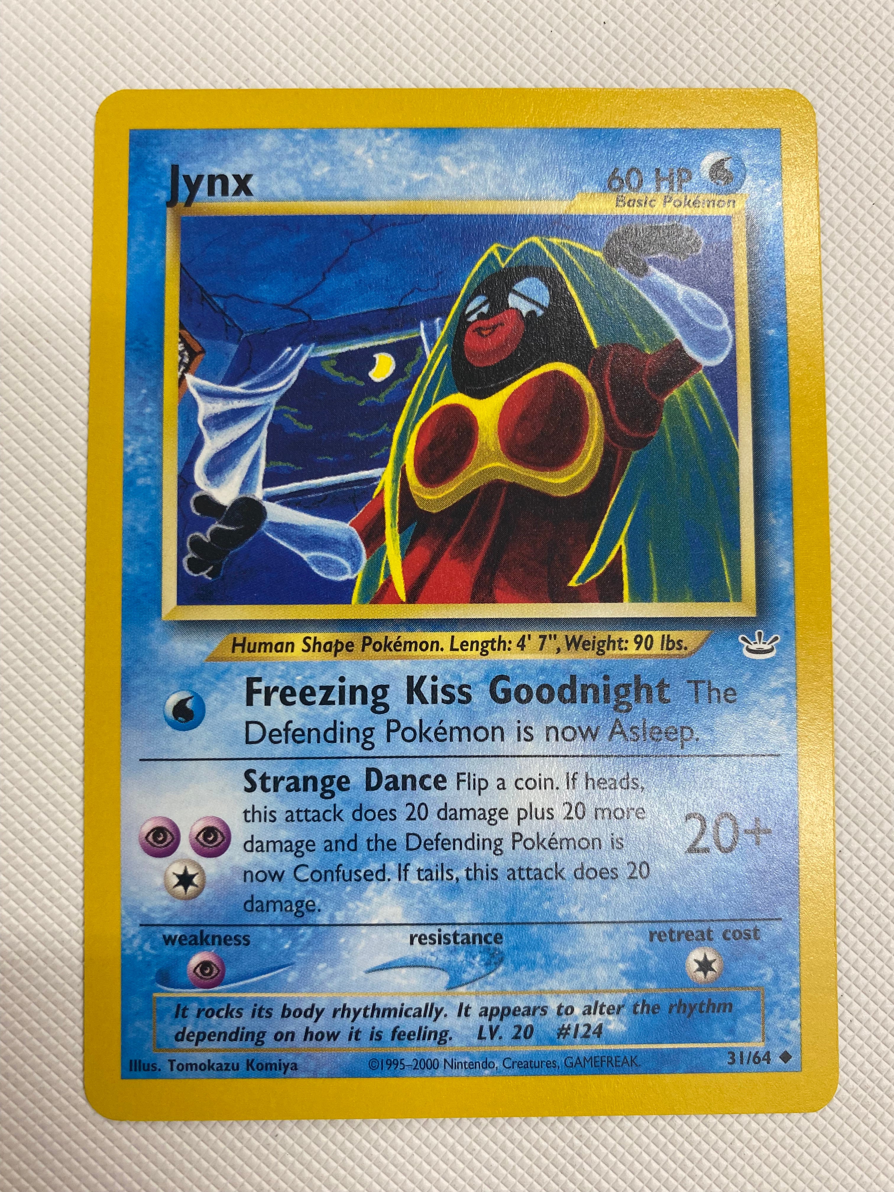 Jynx 31/64 Neo Revelation Uncommon Pokemon Card Near Mint Jynx 31/64 Neo Revelation Uncommon Pokemon Card Near Mint