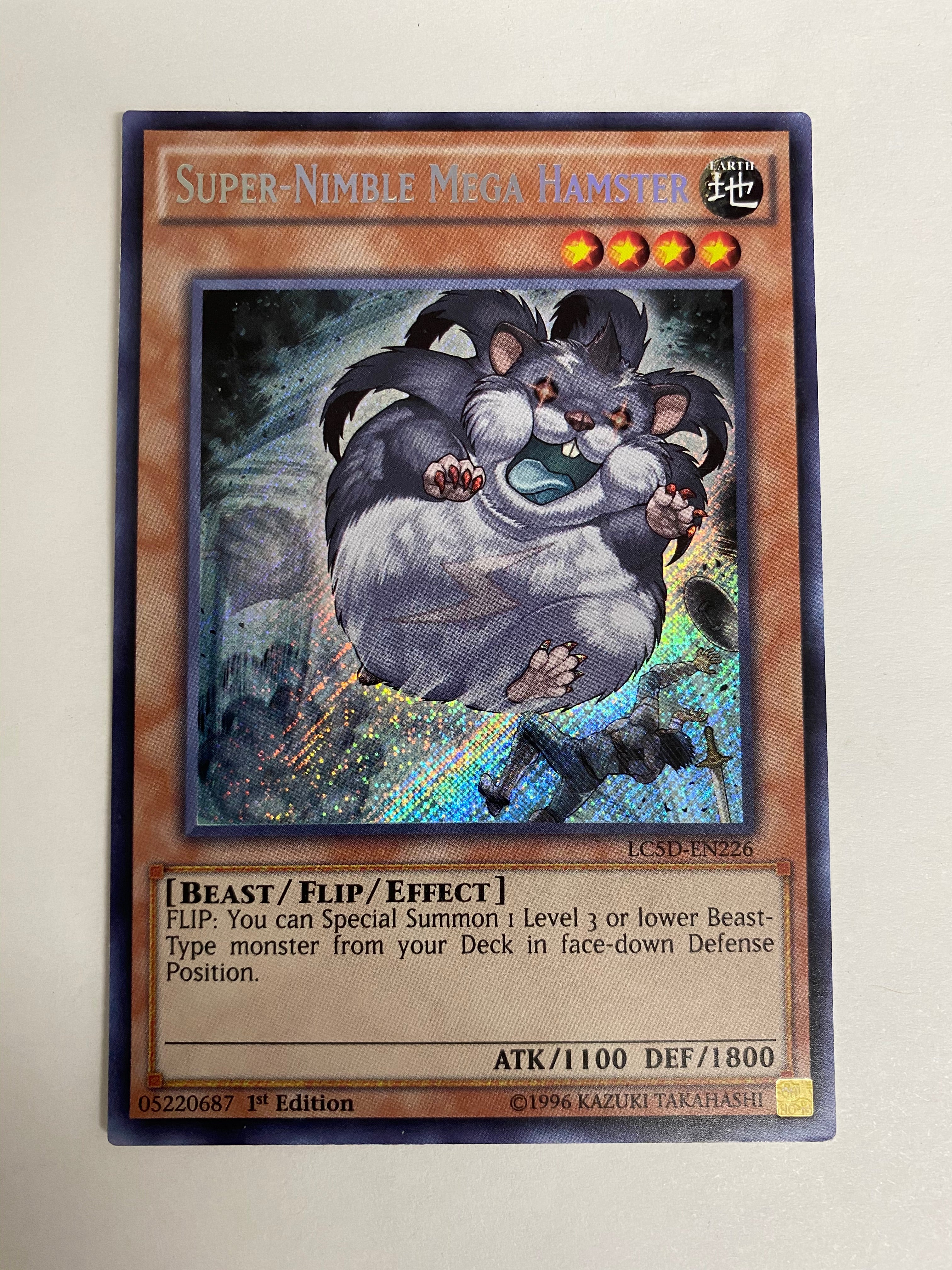 nimble yugioh cards Yugioh Super Nimble Mega Hamster LC5D-EN226 1st Edition NM