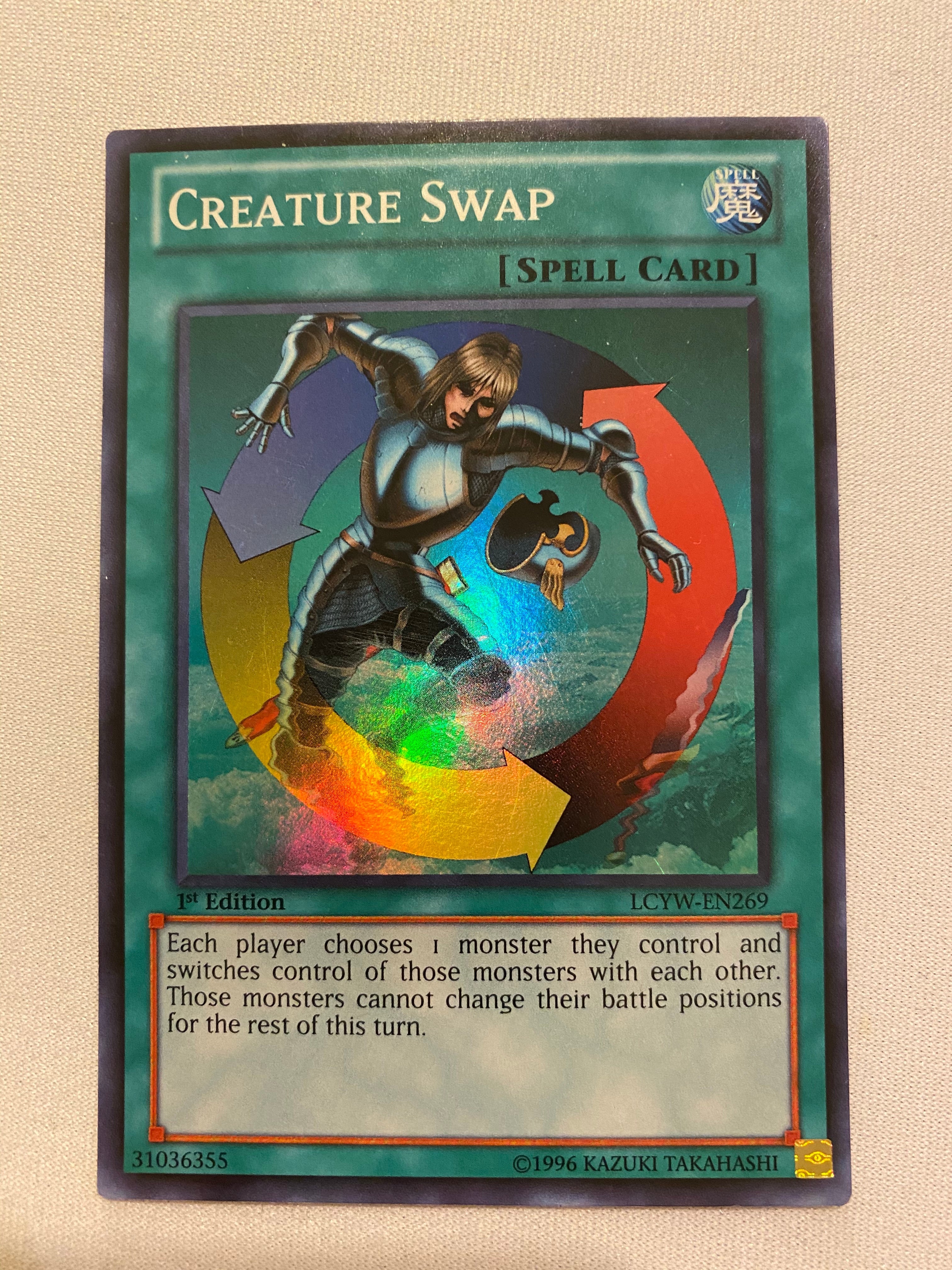 creature swap yugioh card Creature Swap [LOD-EN081] Ultra Rare – Dungeons & Javas