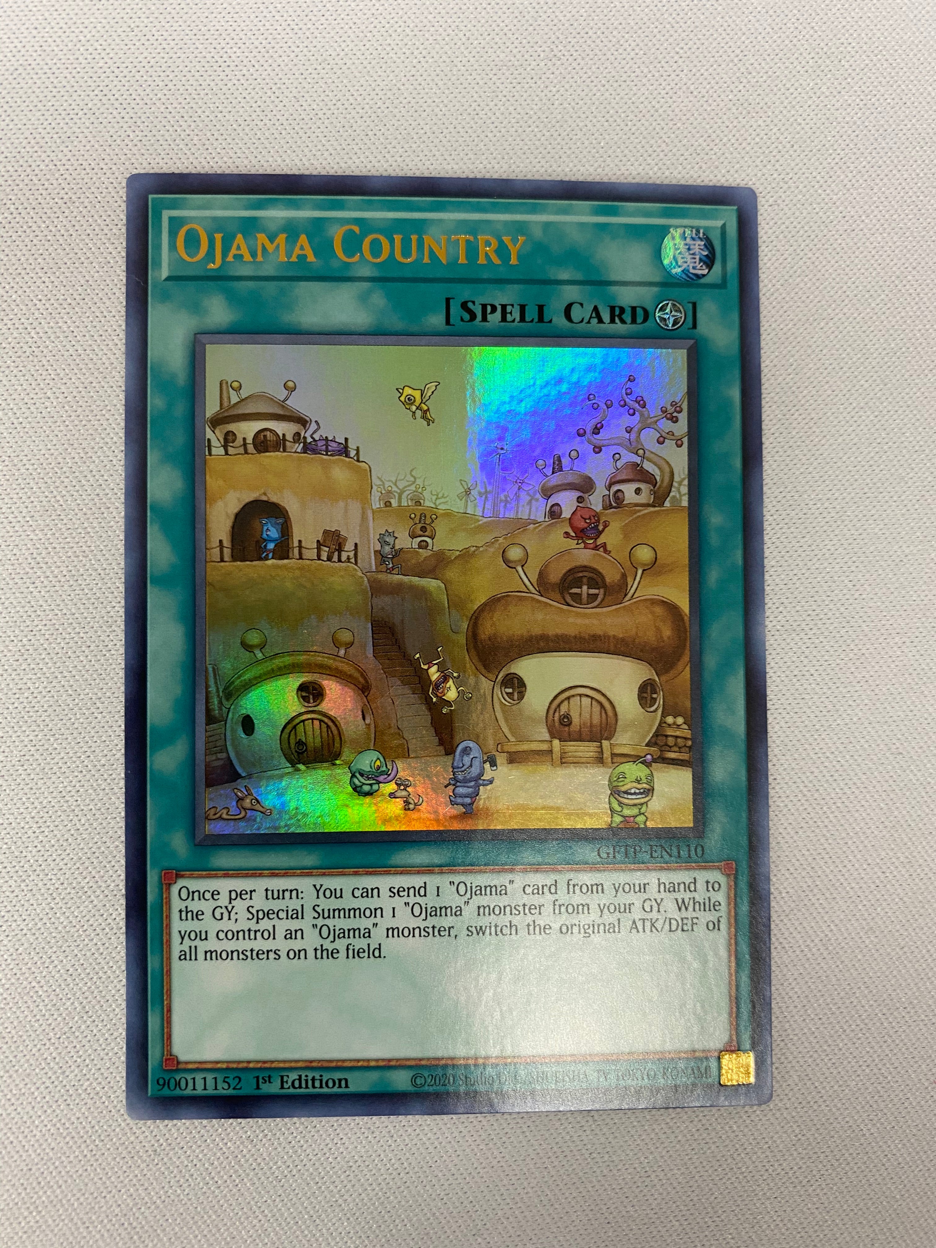 Yugioh Ojama Country GFTP-EN110 Ultra Rare 1st Edition NM