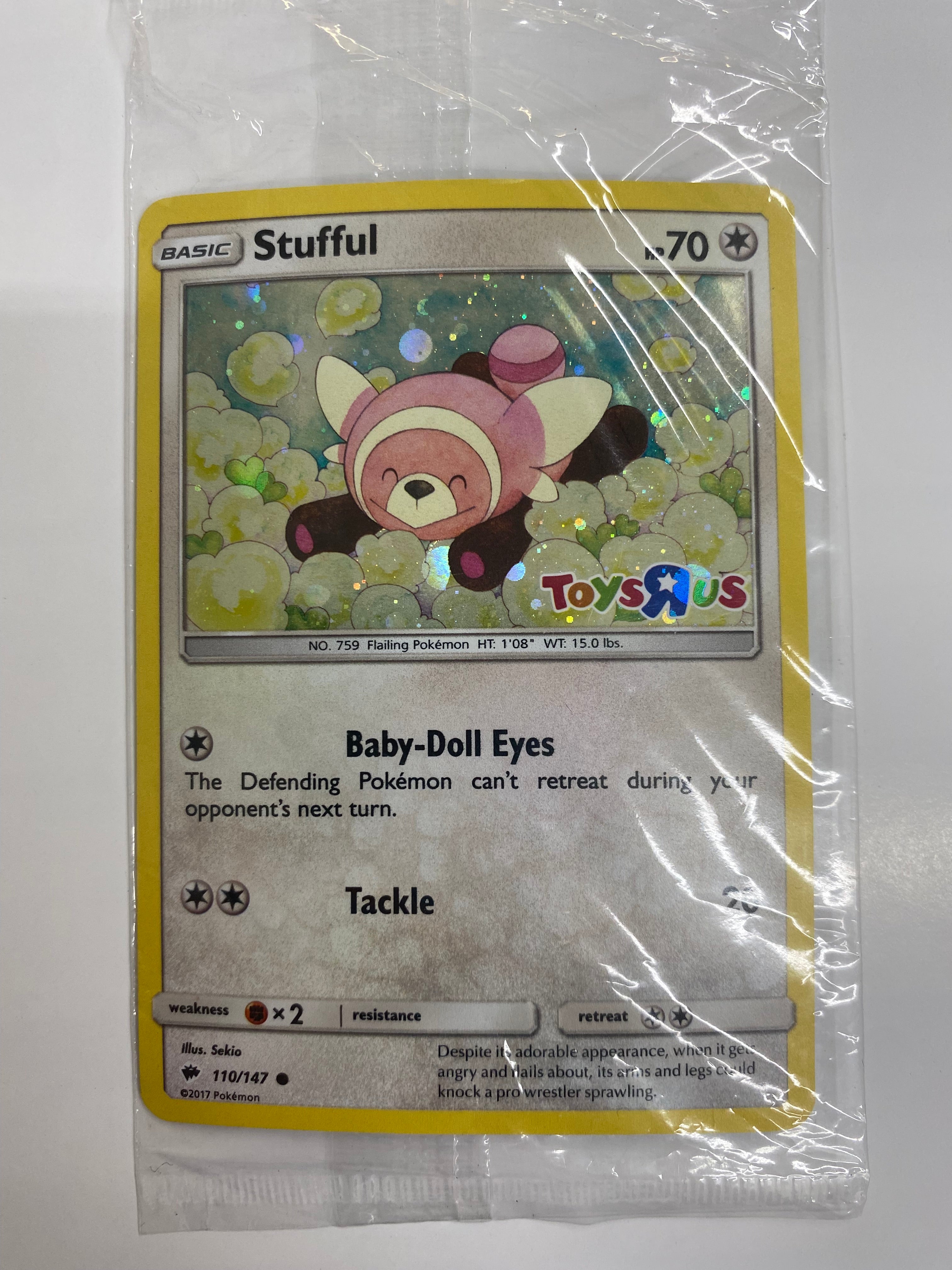 Stufful 110/147 Pokemon Card Sealed Near Mint