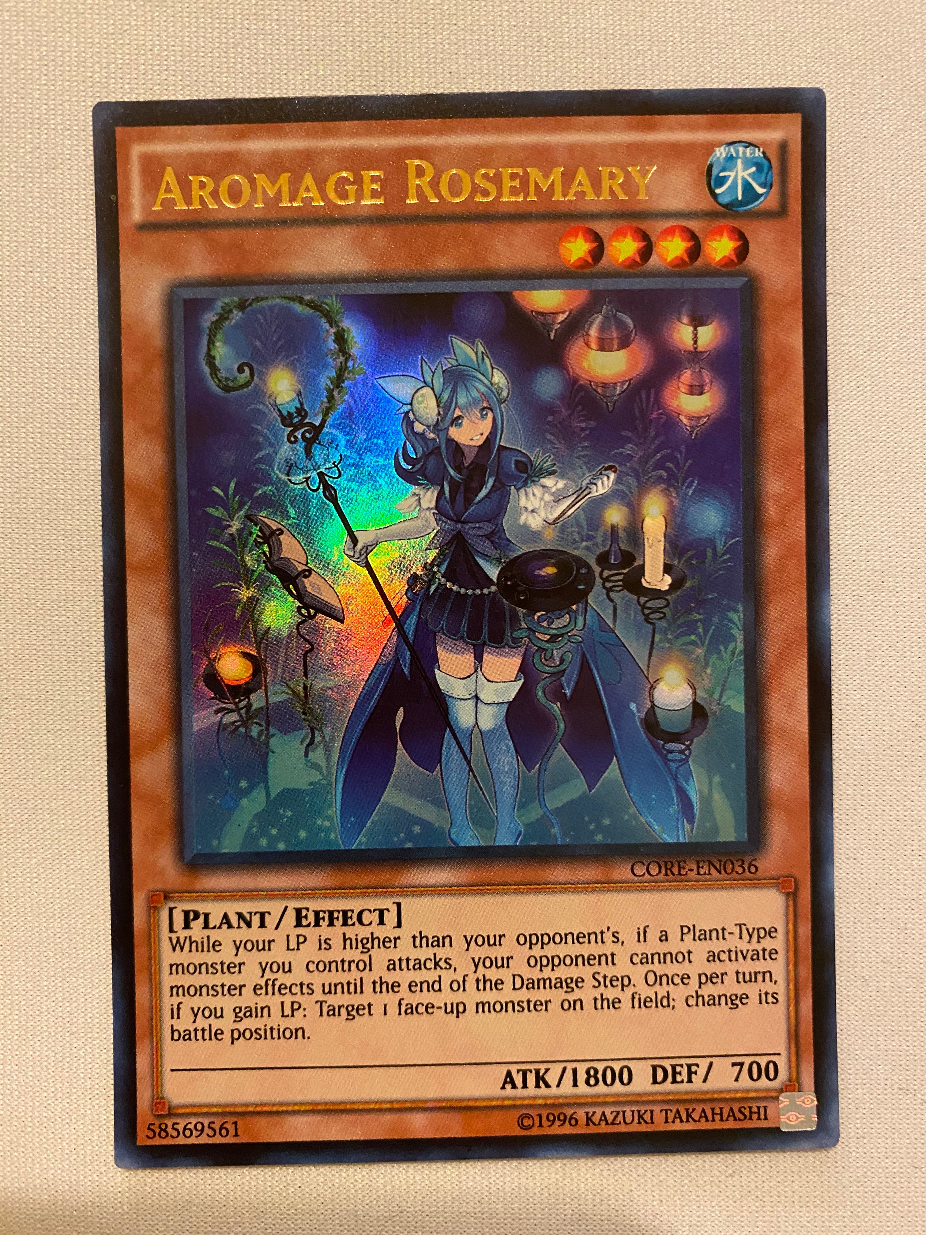 Yugioh Aromage Rosemary CORE-EN036 Ultra Rare 1st Edition NM