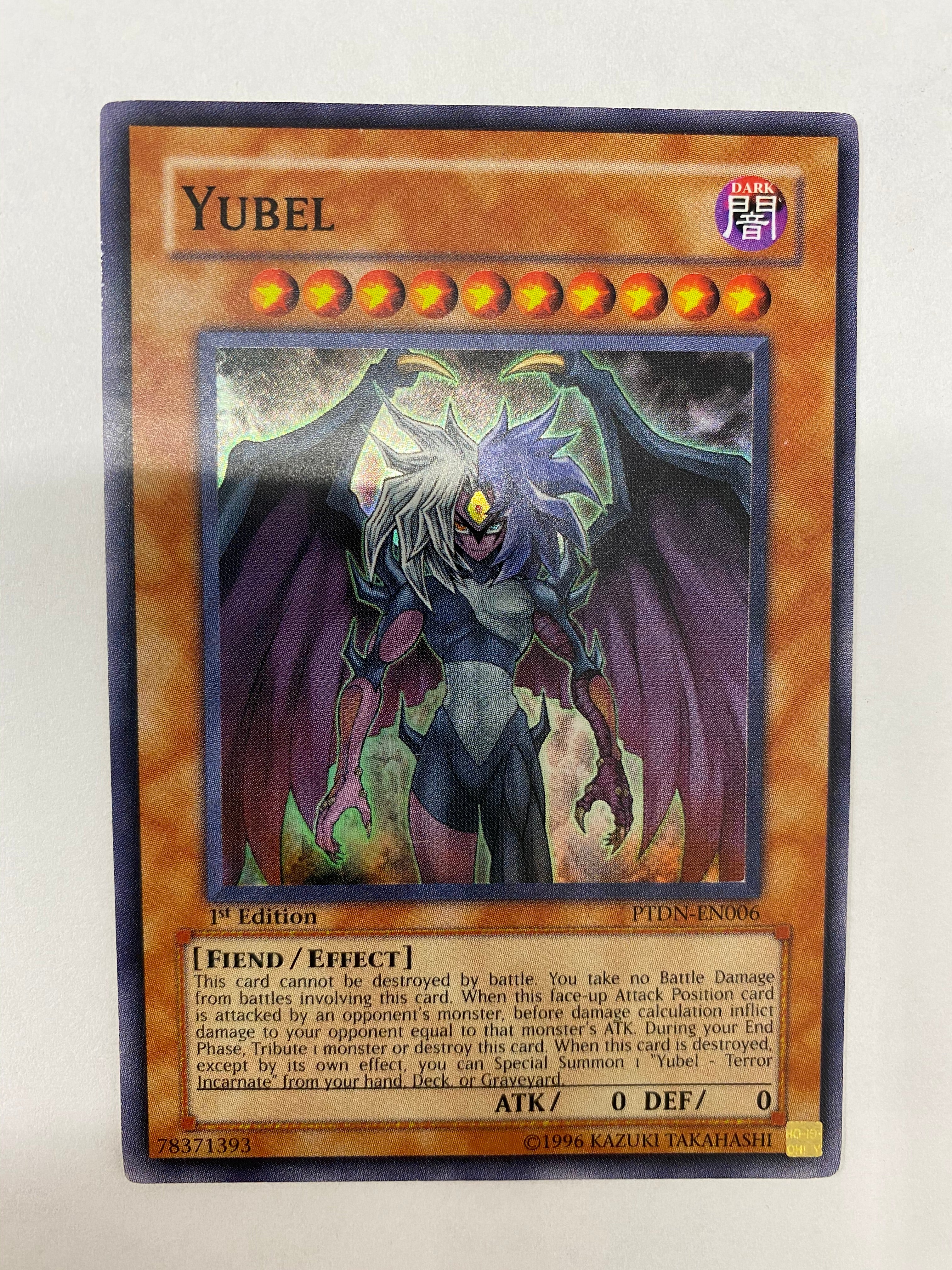 Yugioh Yubel PTDN-EN006 Super Rare 1st Edition Near Mint Yugioh Yubel PTDN-EN006 Super Rare 1st Edition Near Mint