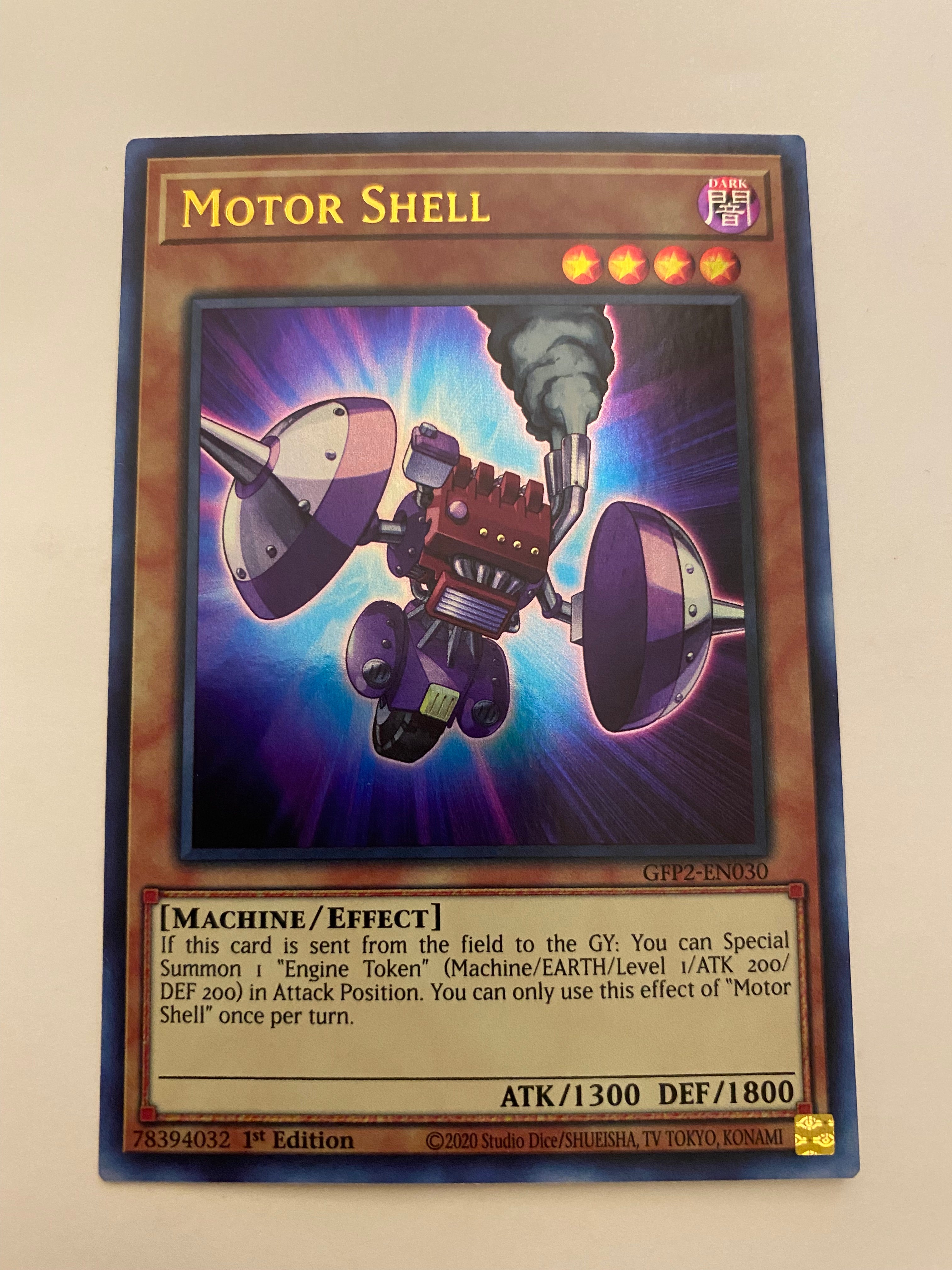 Yugioh Motor Shell GFP2-EN030 Ultra Rare 1st Edition NM Yugioh Motor Shell GFP2-EN030 Ultra Rare 1st Edition NM