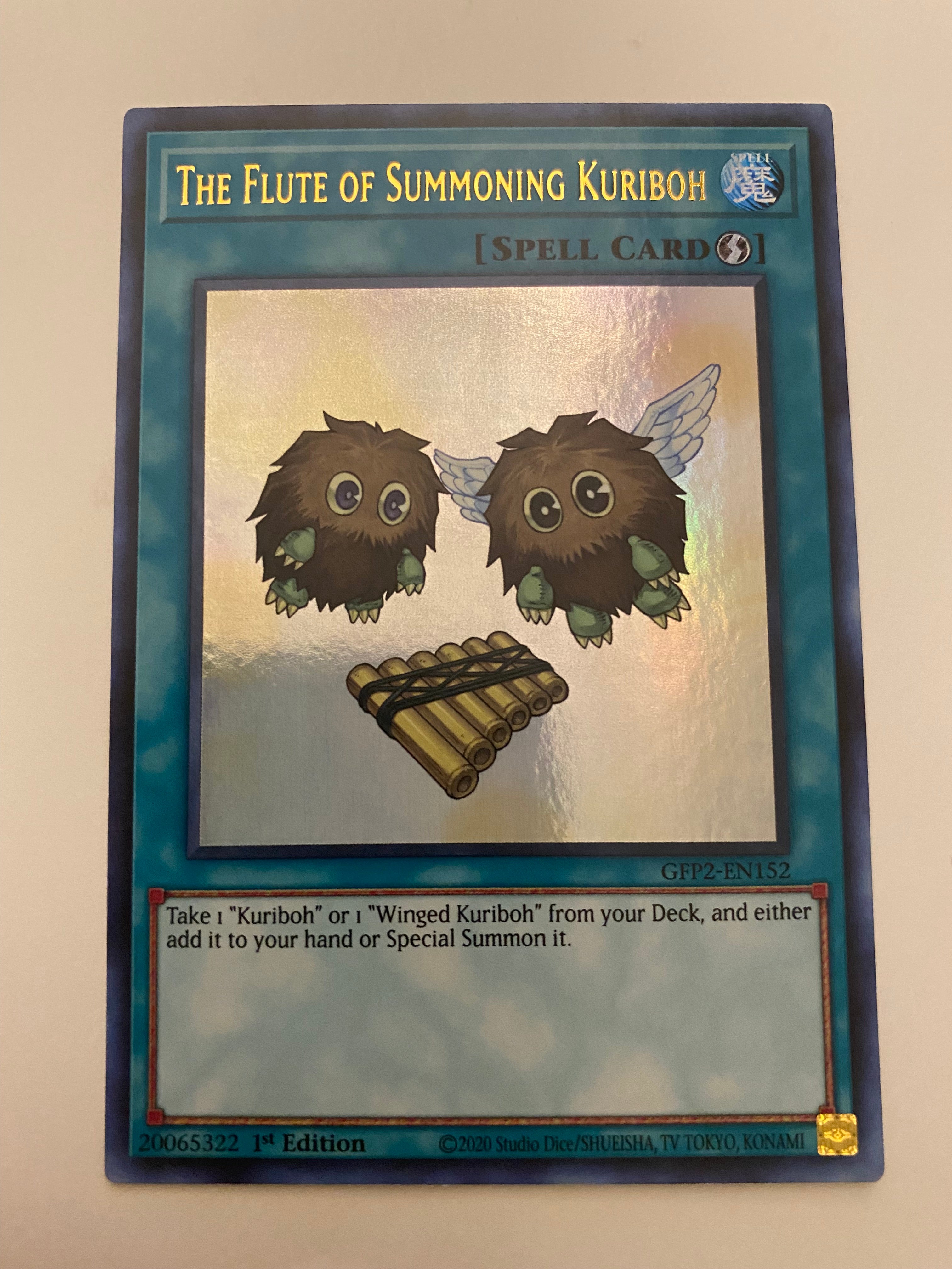 Yugioh The Flute of Summoning Kuriboh GFP2-EN152 Ultra Rare 1st Editio