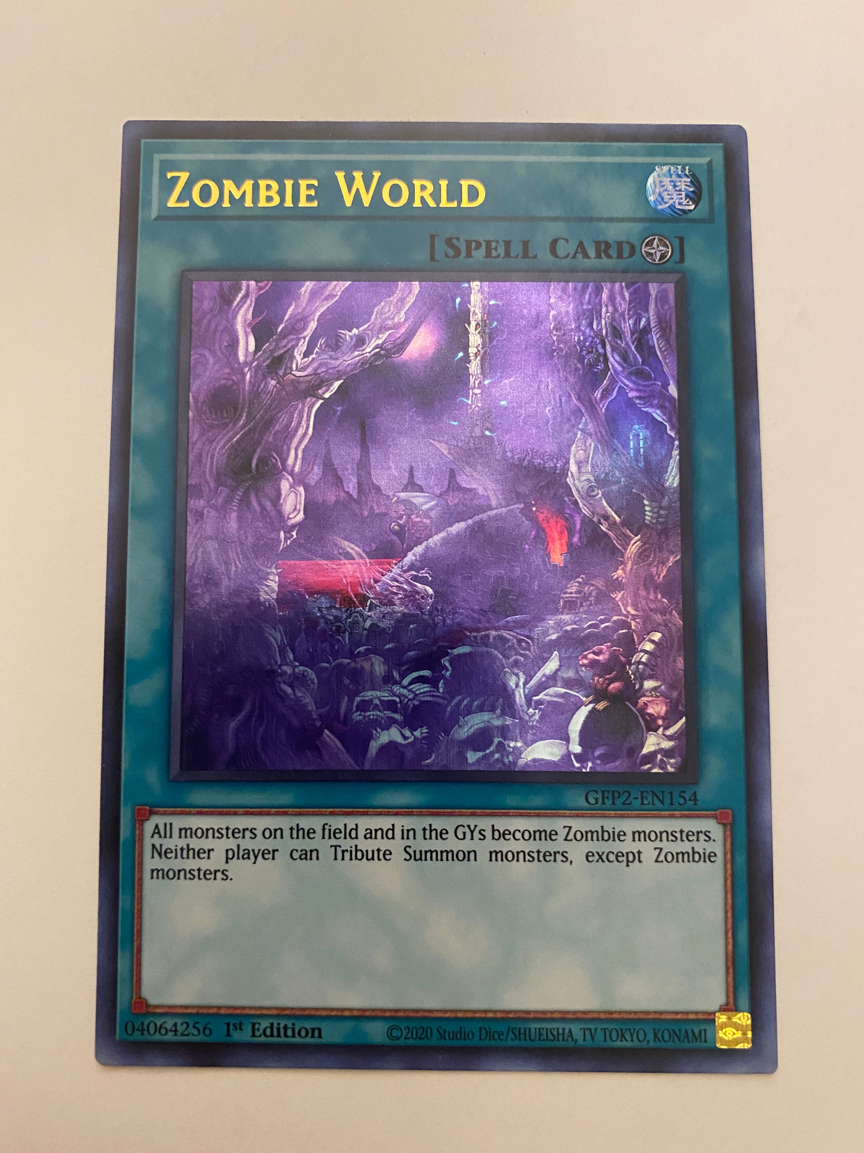 Yugioh Zombie World GFP2-EN154 Ultra Rare 1st Edition Near Mint