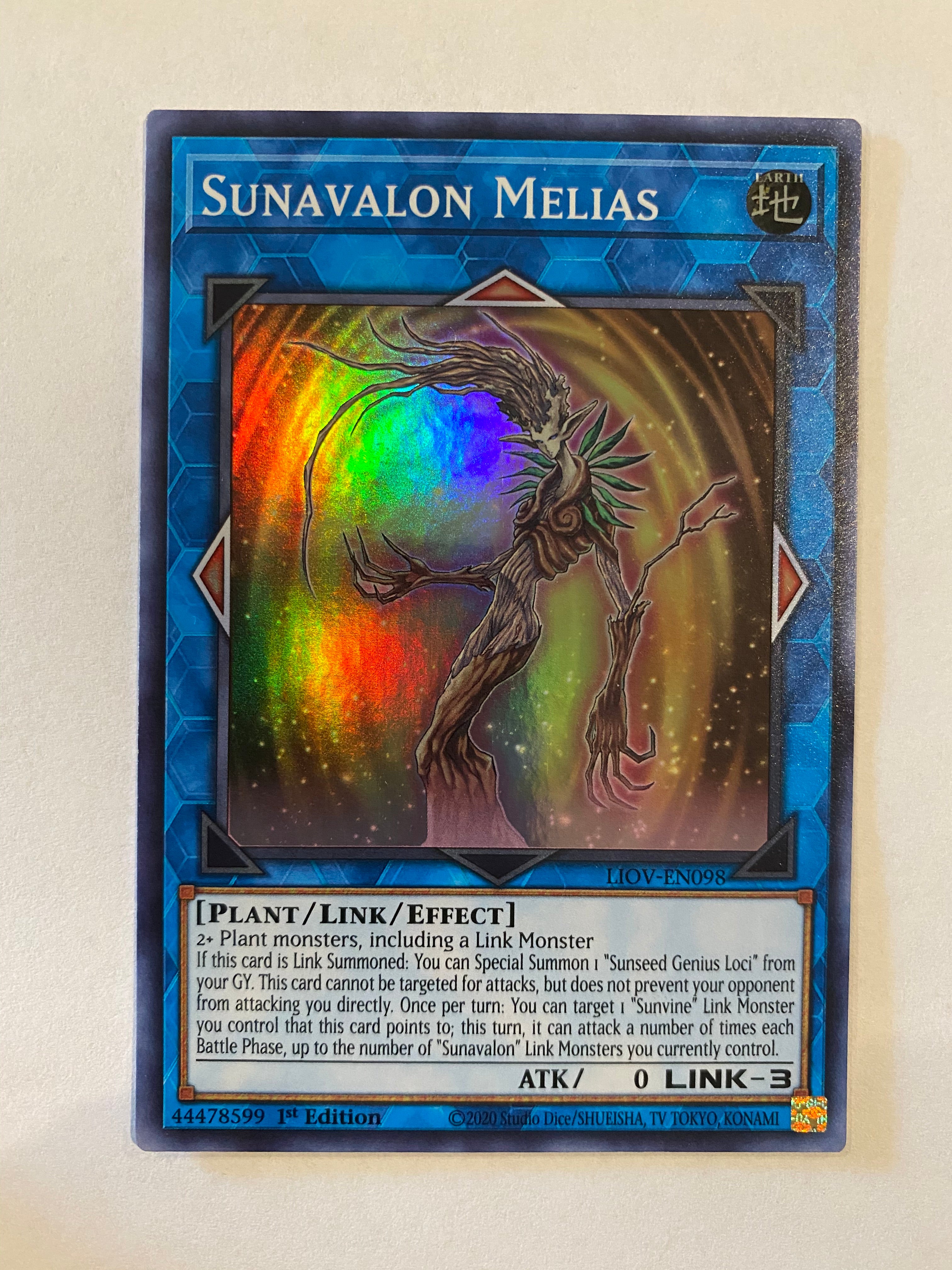 yugioh sunavalon cards Yugioh Sunavalon Melias LIOV-EN098 1st Edition Super Rare NM