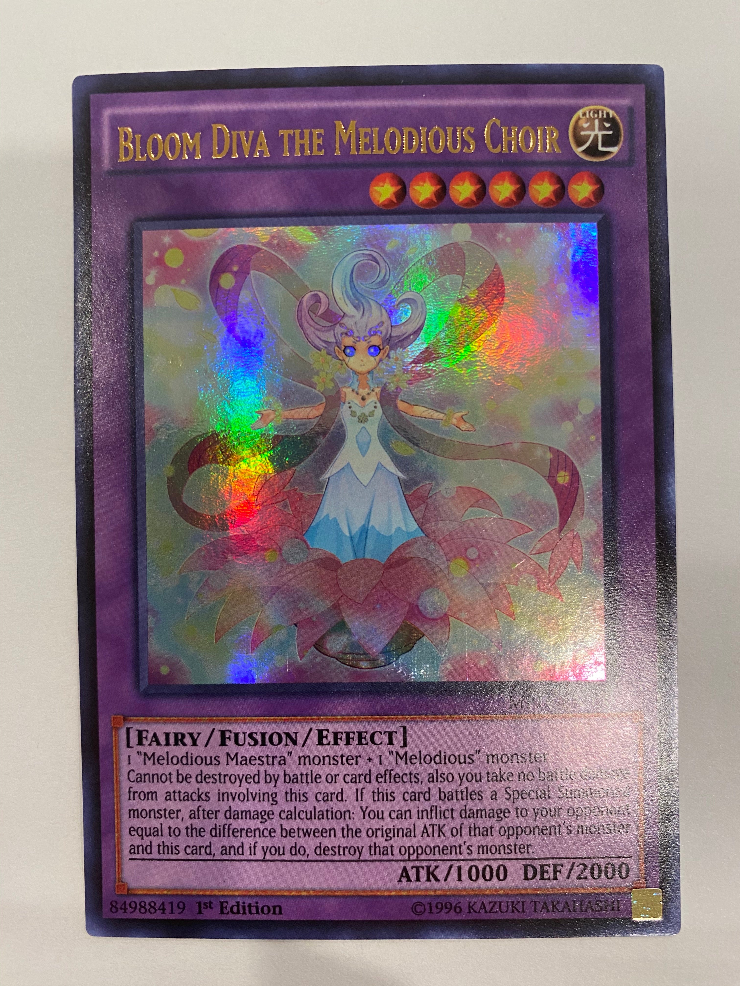 Yugioh Bloom Diva the Melodious Choir MP16-EN020 Ultra Rare 1st Editio