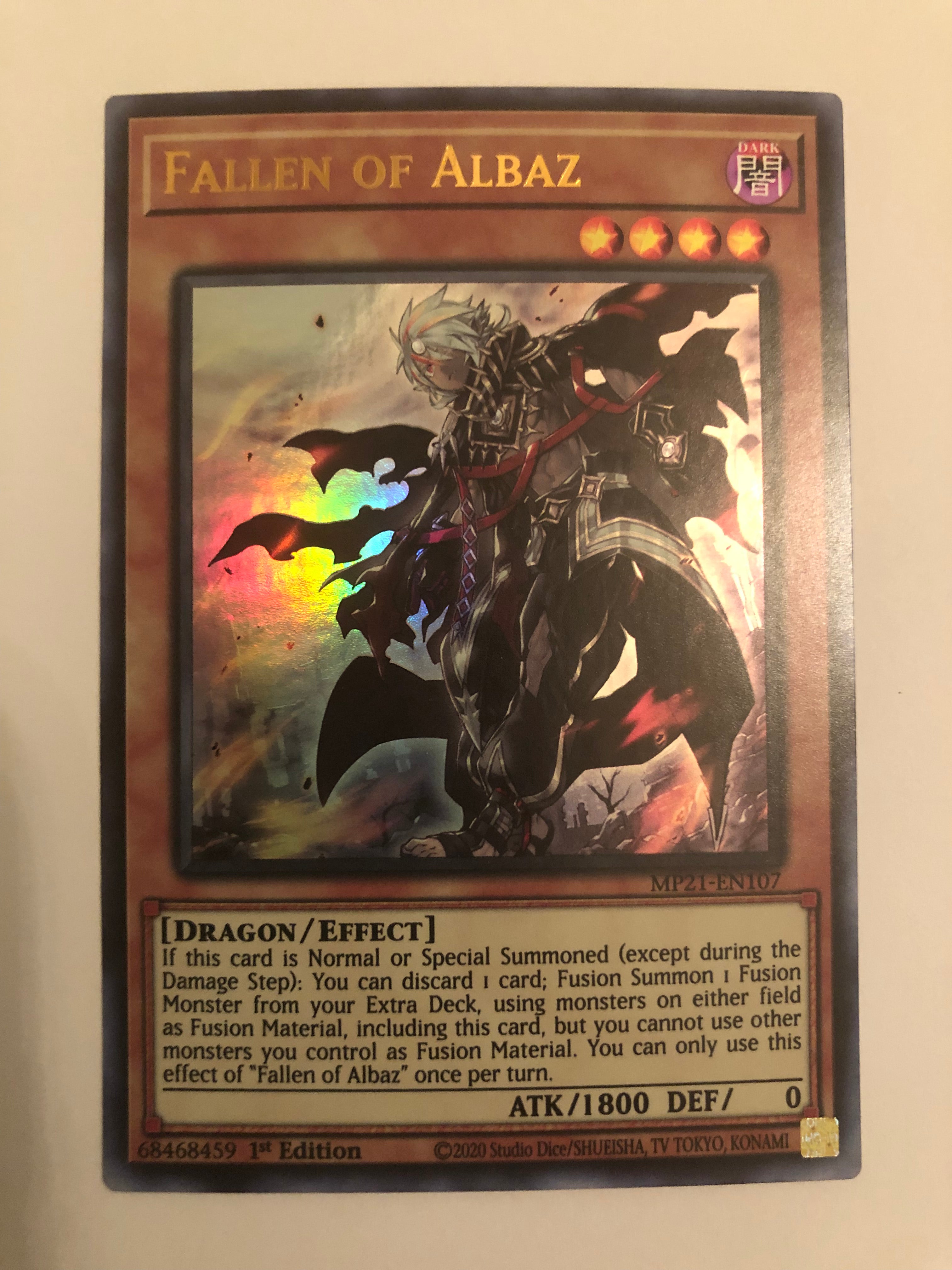 yugioh fallen of albaz deck Yugioh Fallen of Albaz MP21-EN107 Ultra Rare 1st Edition Near Mint