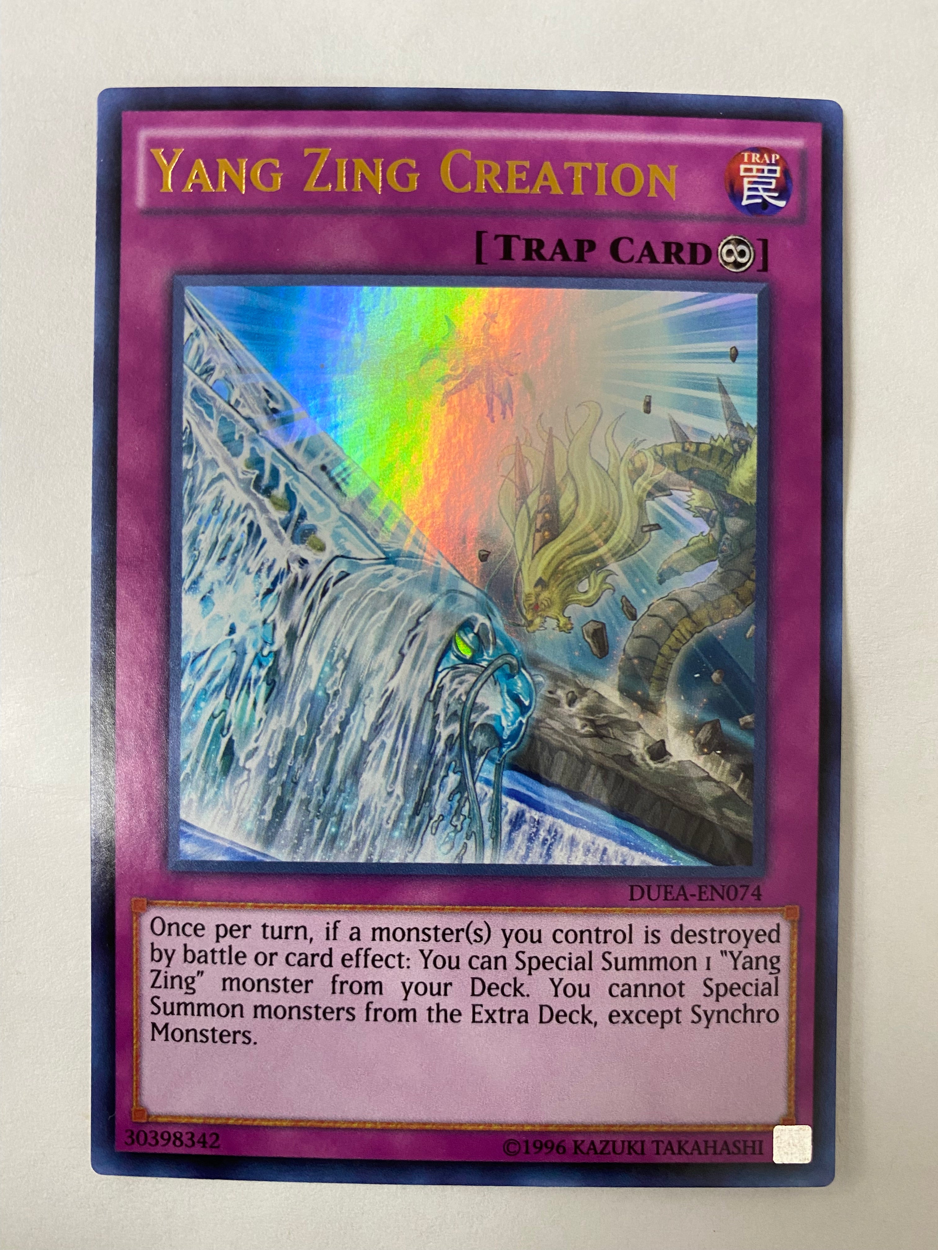 yang zing deck yugioh Yugioh Yang Zing Creation DUEA-EN074 Ultra Rare Unlimited NM