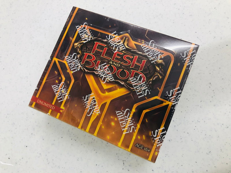 Flesh and Blood TCG Crucible of War Unlimited Edition Booster Box New Factory Sealed