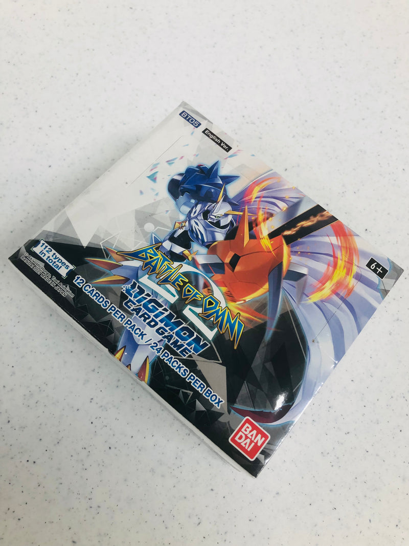 Digimon TCG Battle of Omni Booster Box BT05 New Factory Sealed