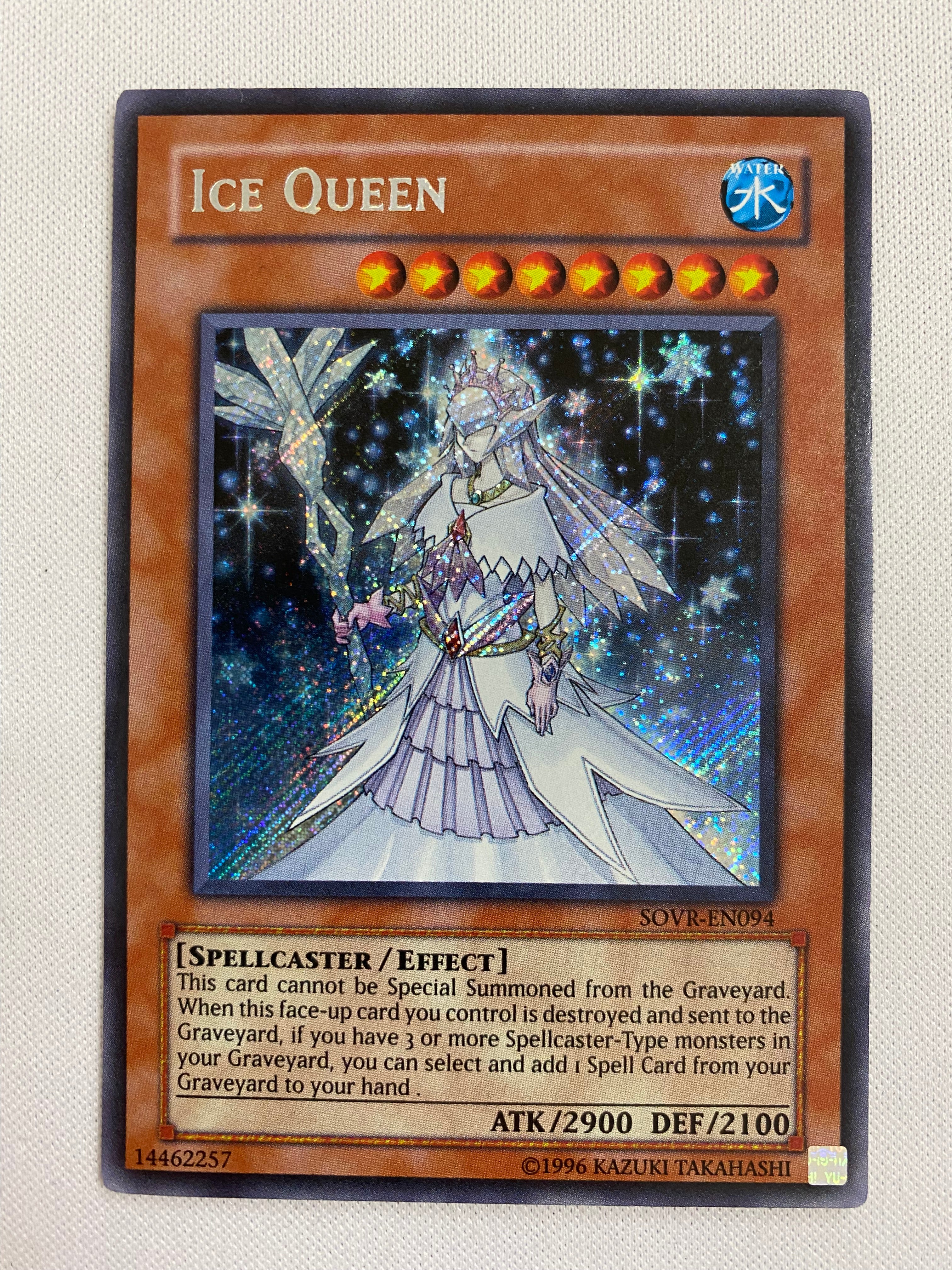 Yugioh Ice Queen SOVR-EN094 Unlimited Secret Rare NM